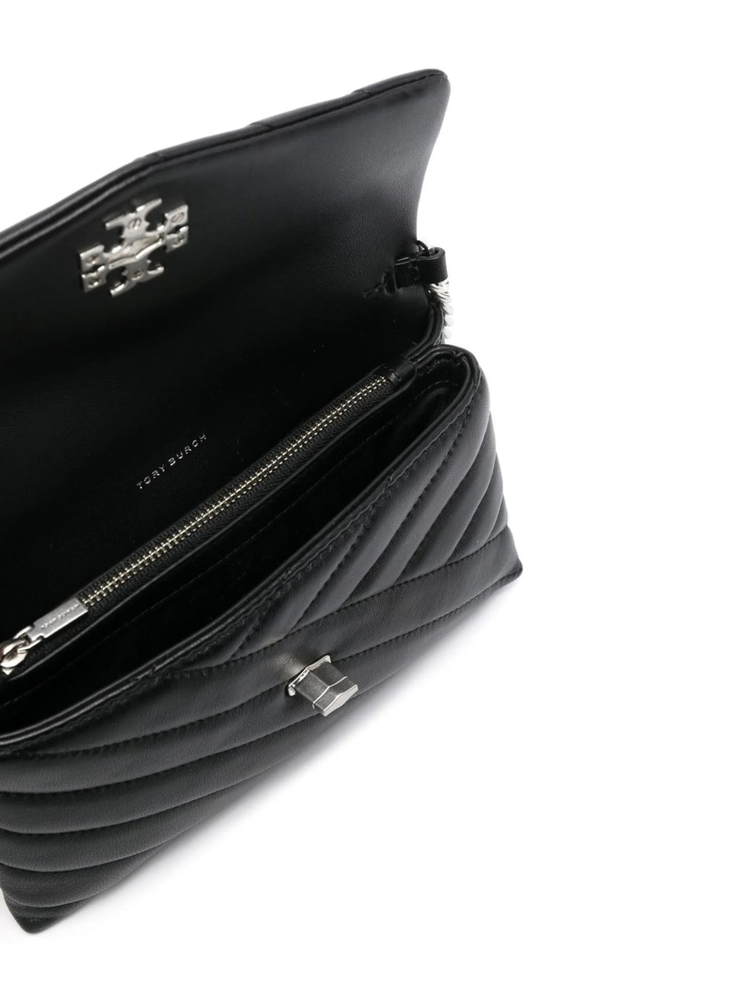 Chevron leather quilted bag