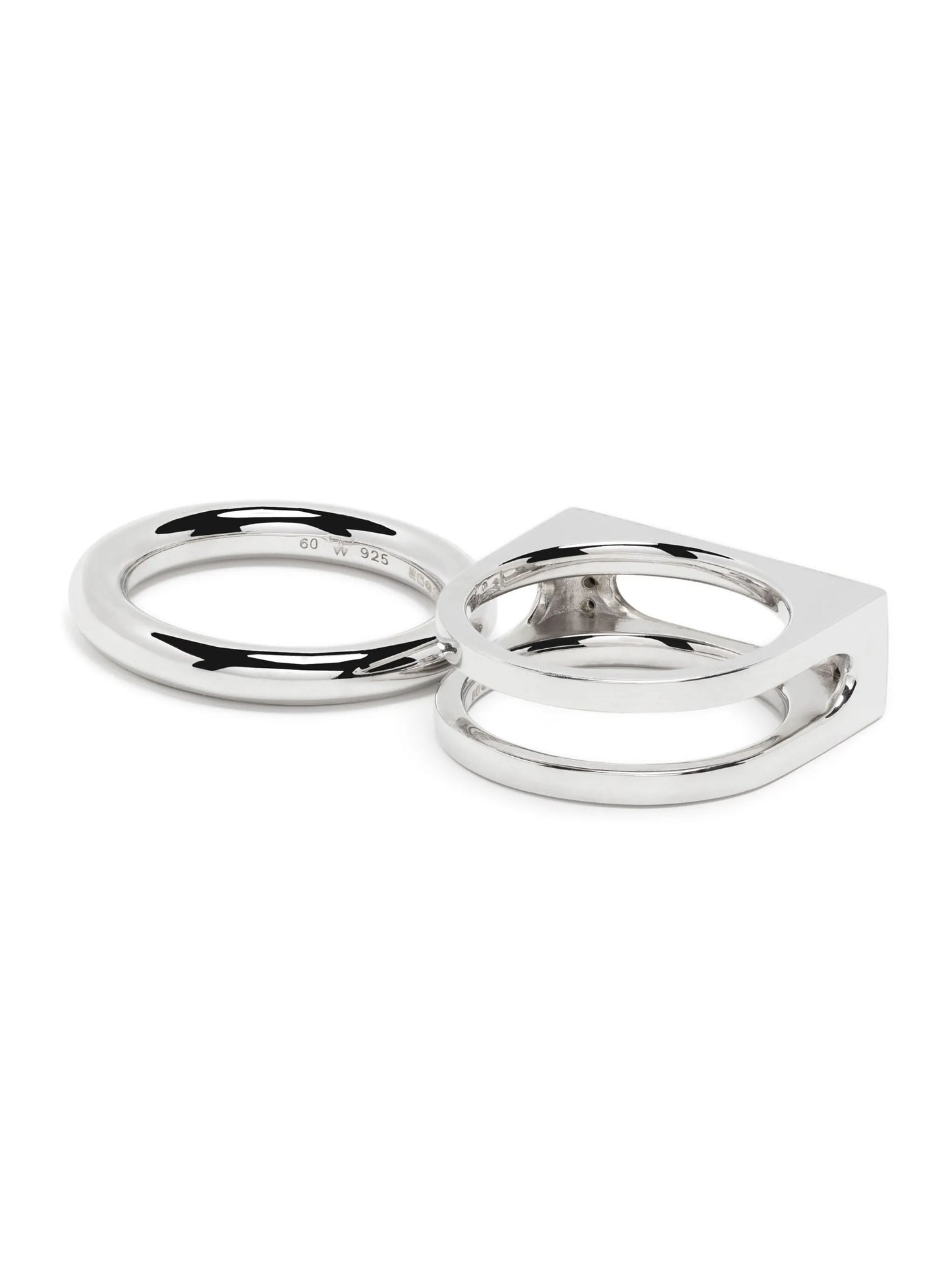 Cage sterling-silver ring