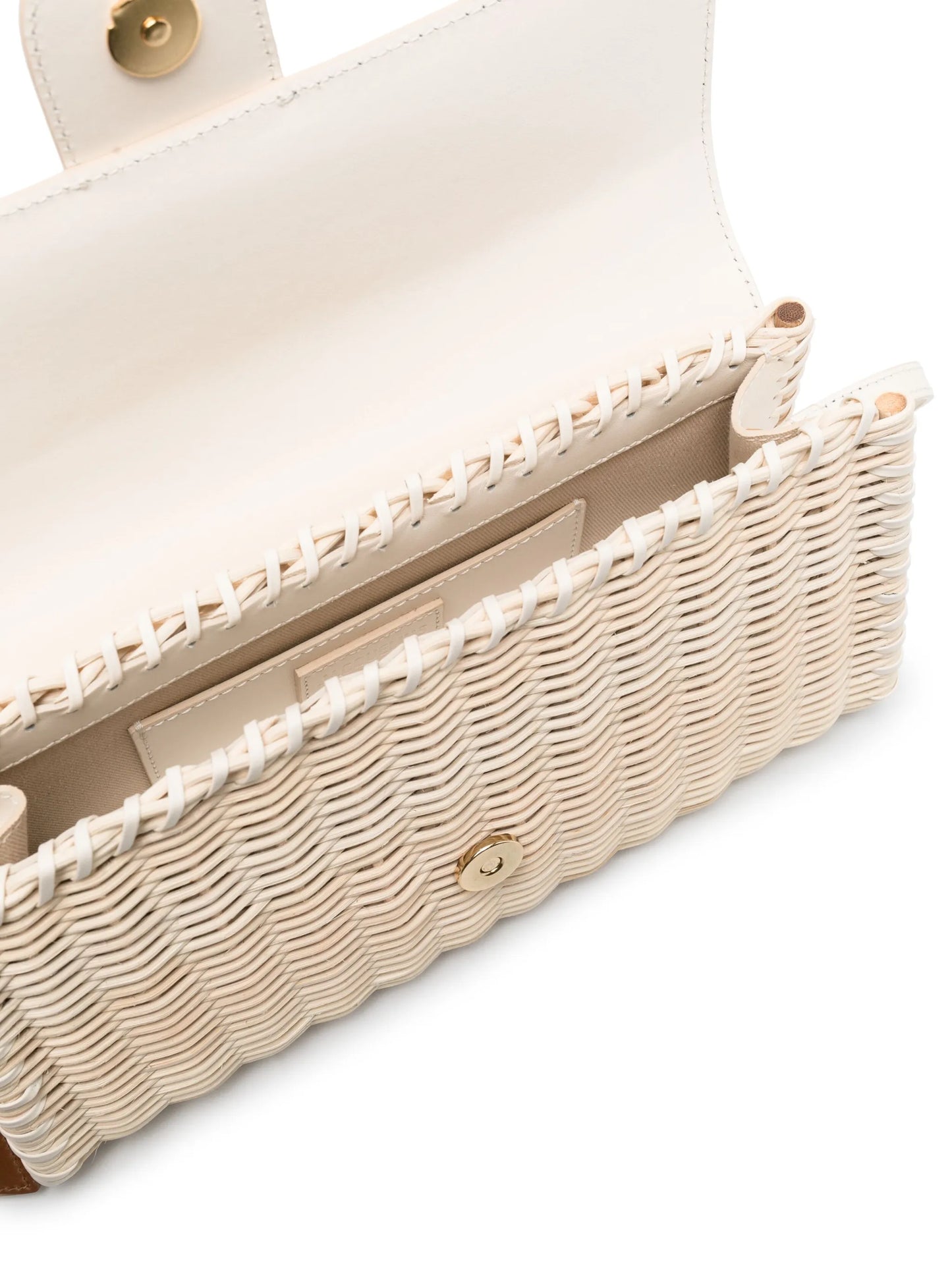 Le Bambino wicker shoulder bag