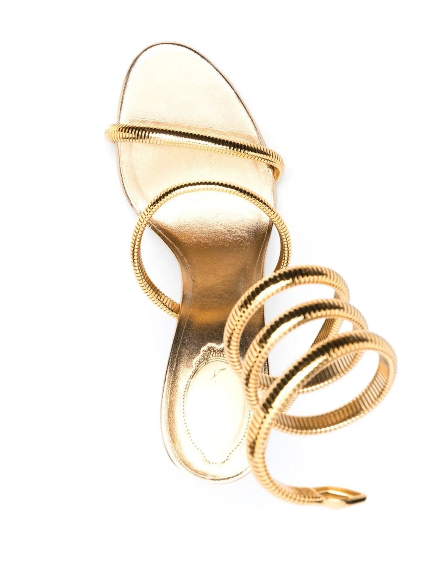 105mm wraparound leather sandals