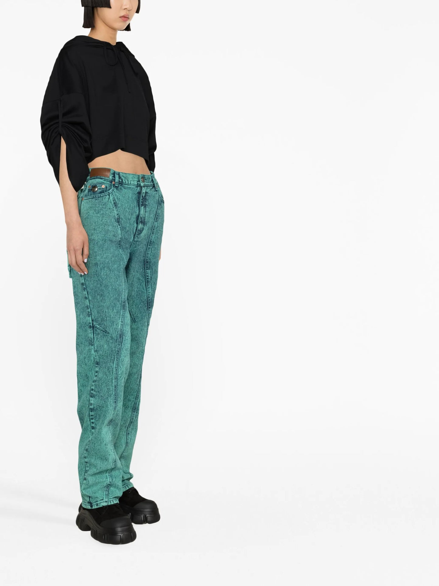 x Alicia Keys cropped hoodie