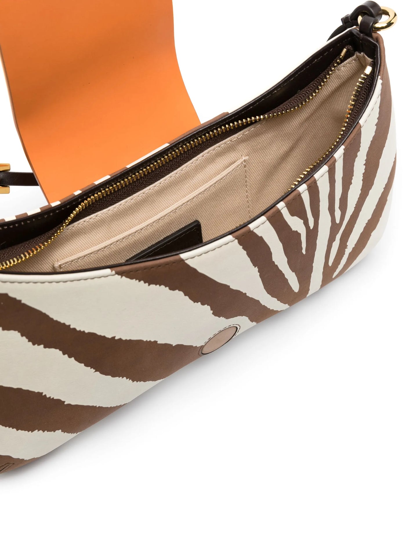 Le Bisou zebra-print shoulder bag