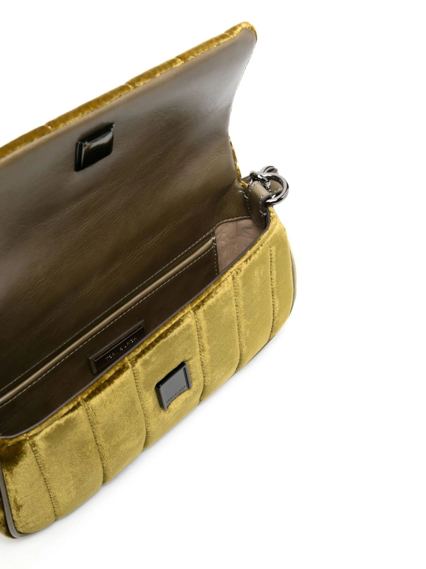 small Kira velvet shoulder bag