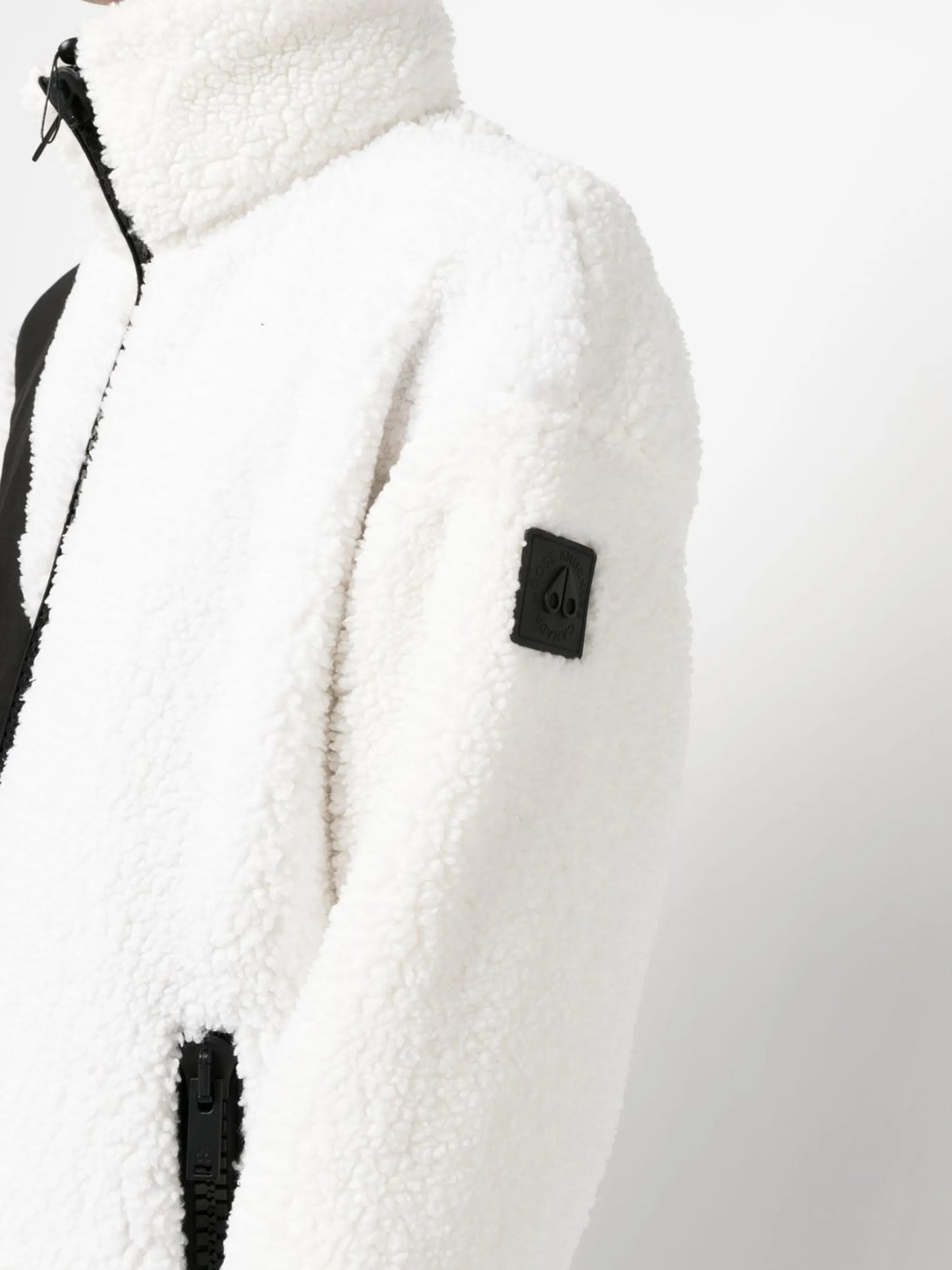 fleece-style zip-up jacket
