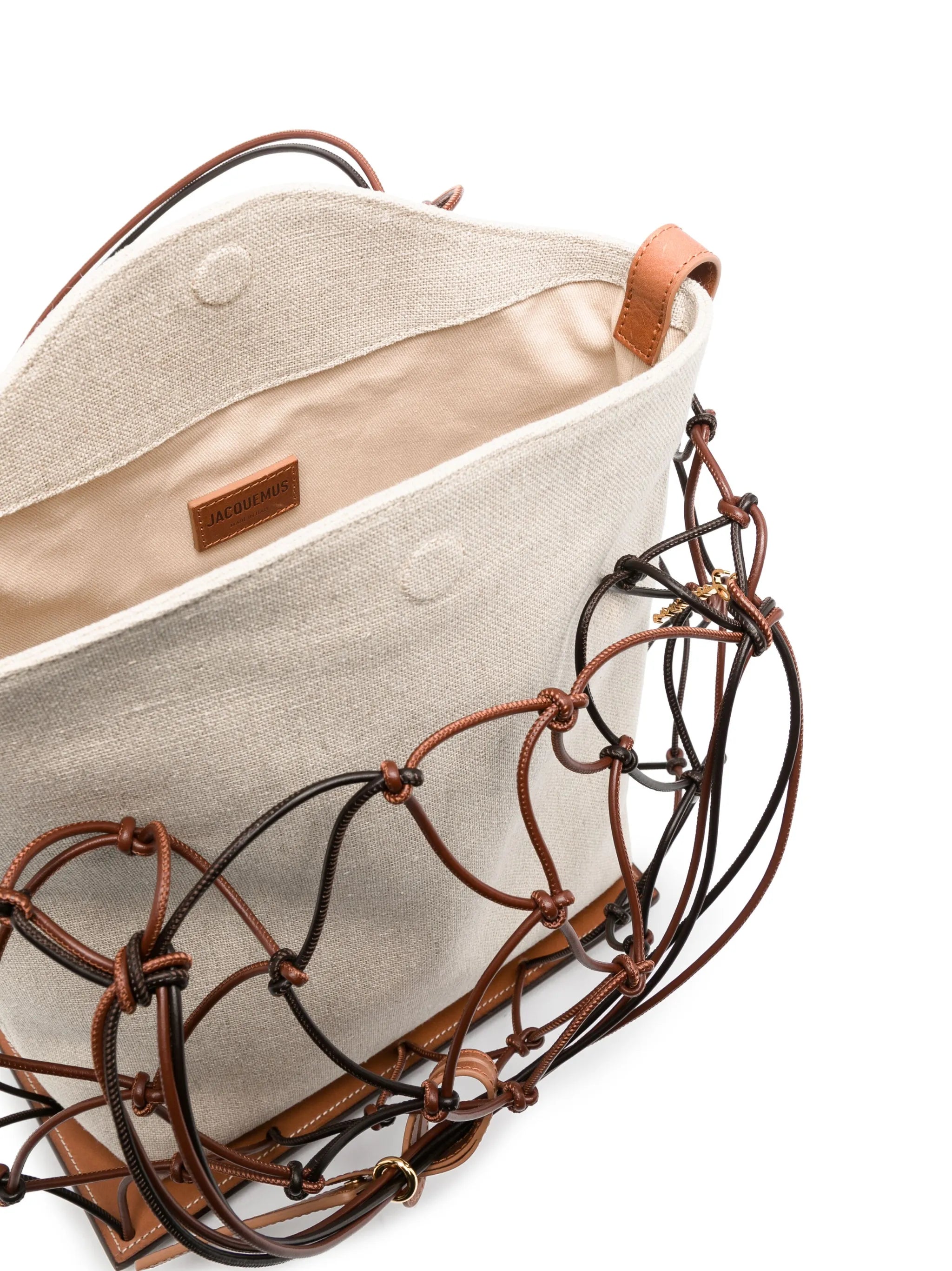 fishnet tote bag
