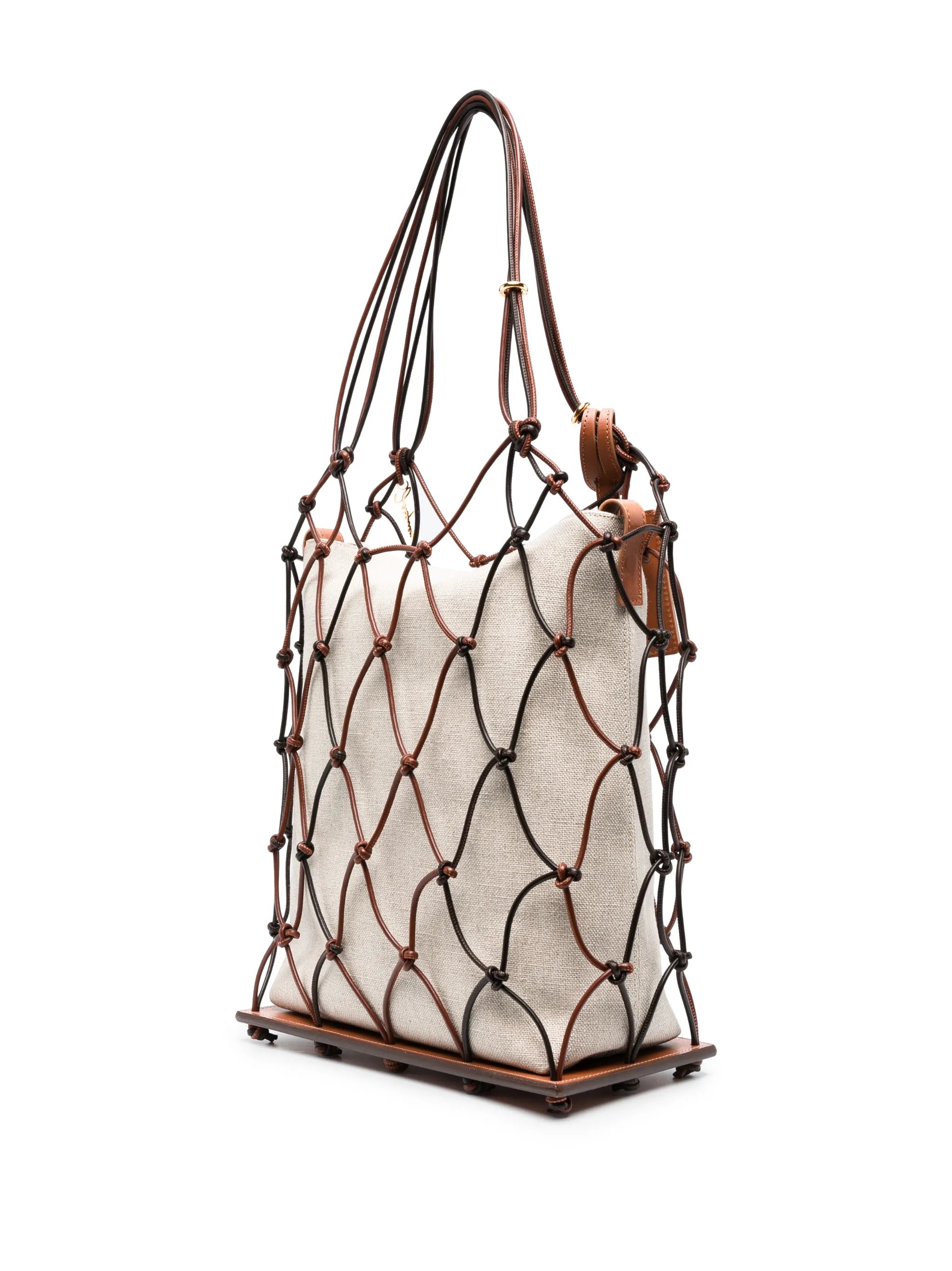fishnet tote bag