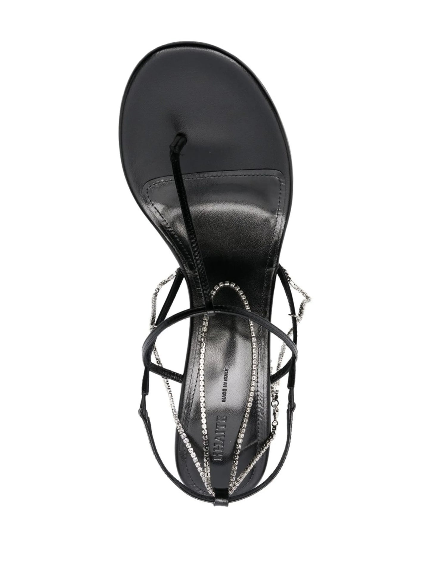 Linden 65mm crystal-chain sandals