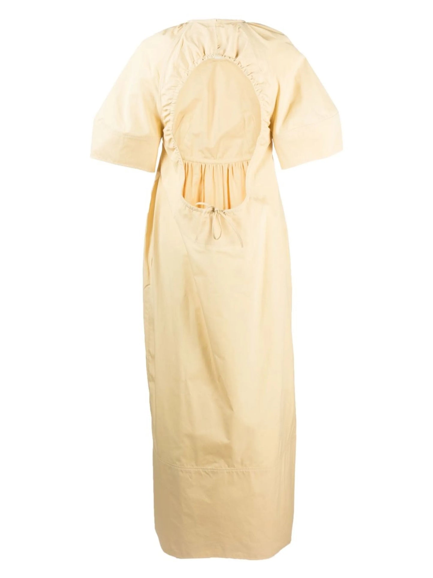 cut-out back long dress