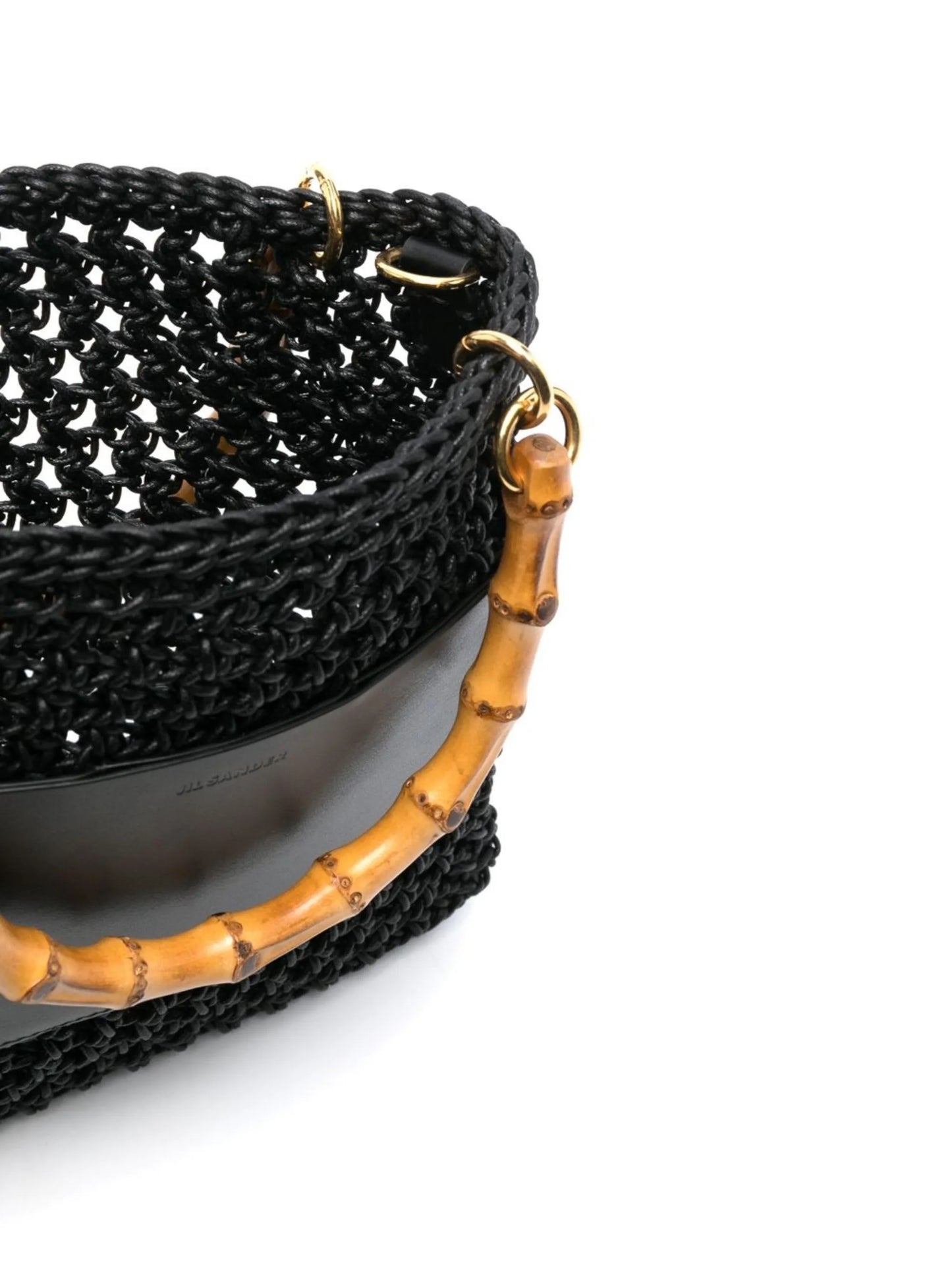 macramé-detail tote bag