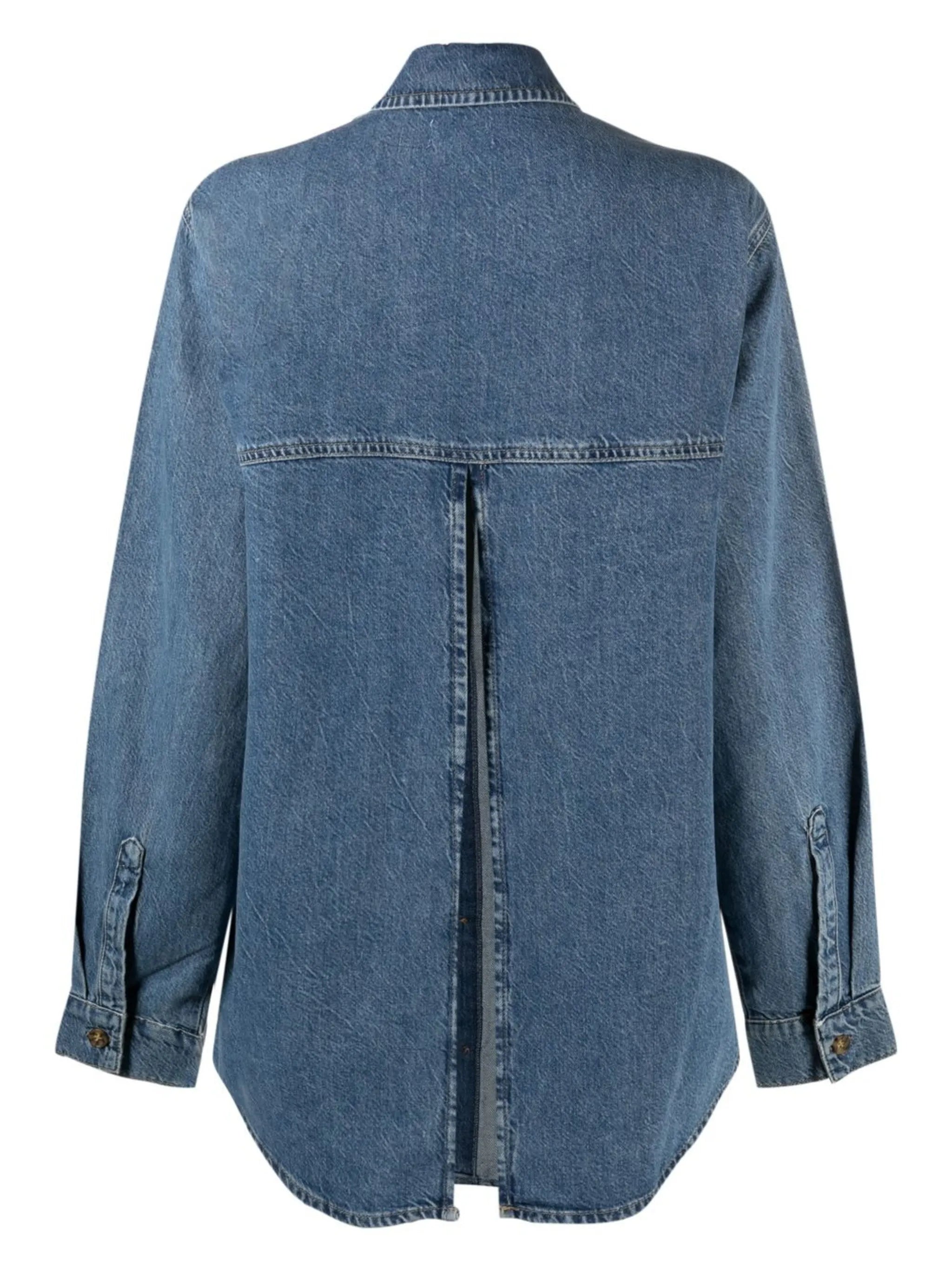 '90s Just Got Better denim shirt