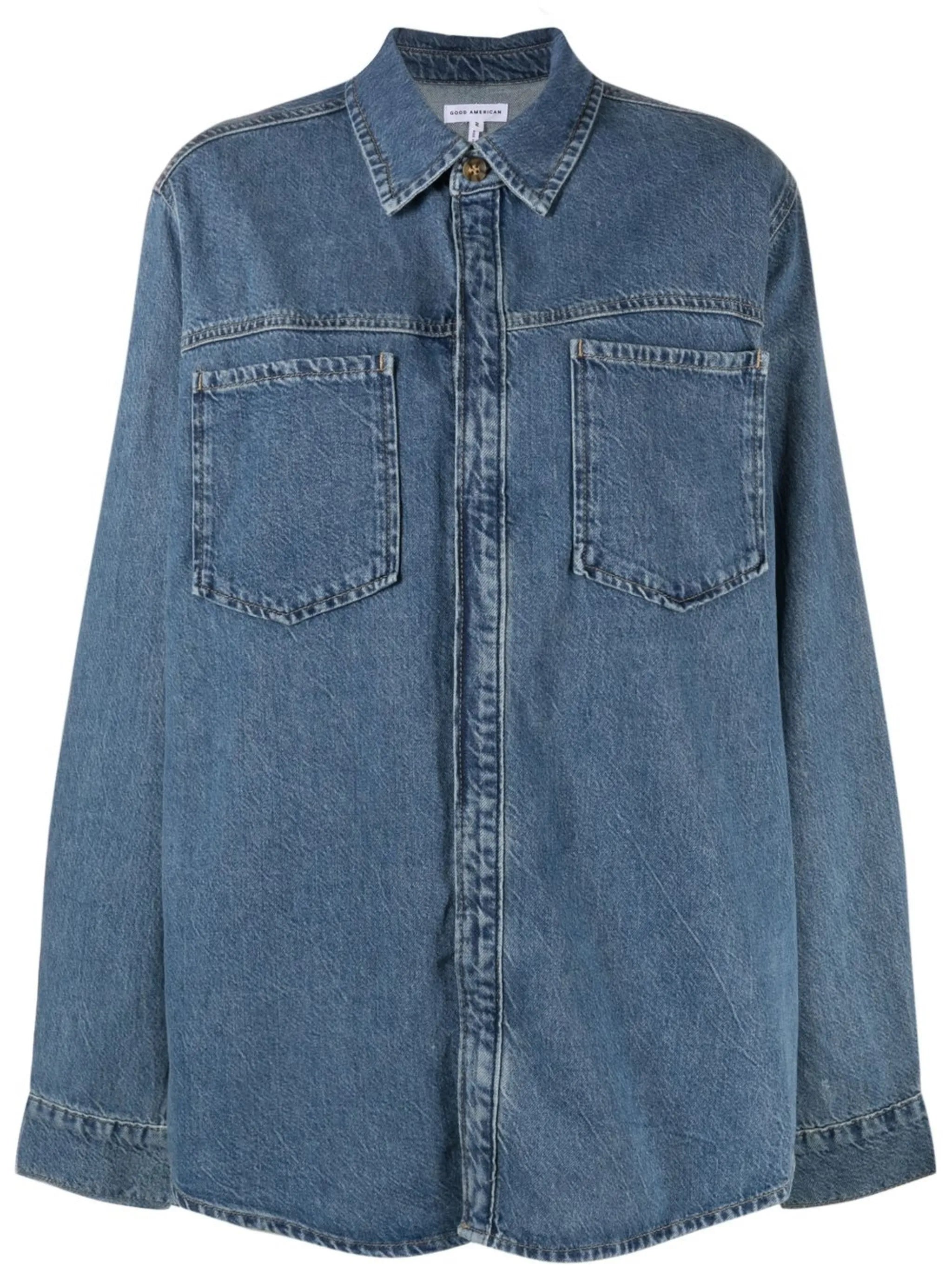 '90s Just Got Better denim shirt