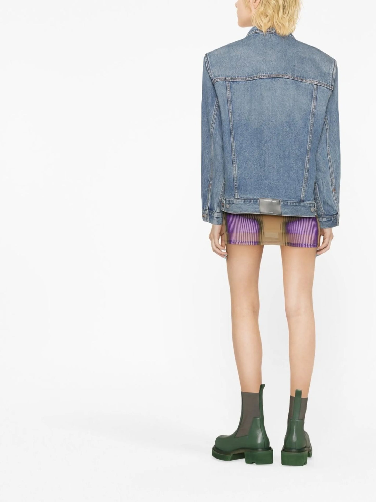 oversized denim trucker jacket