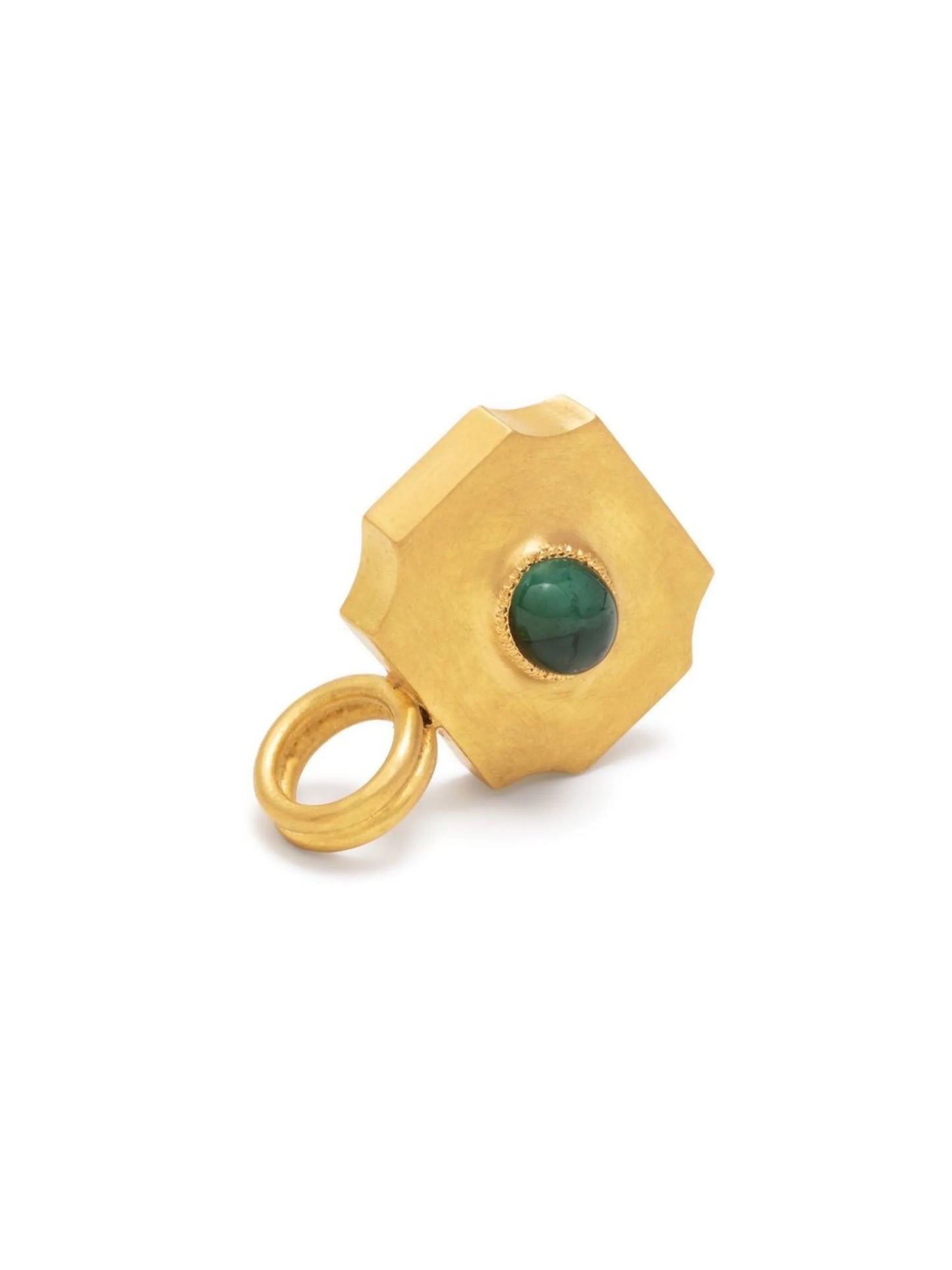 22kt yellow gold Ode large tourmaline pendant