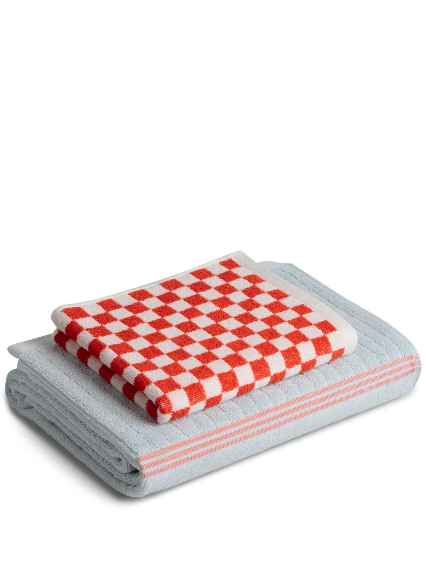 Paloma check-print towel