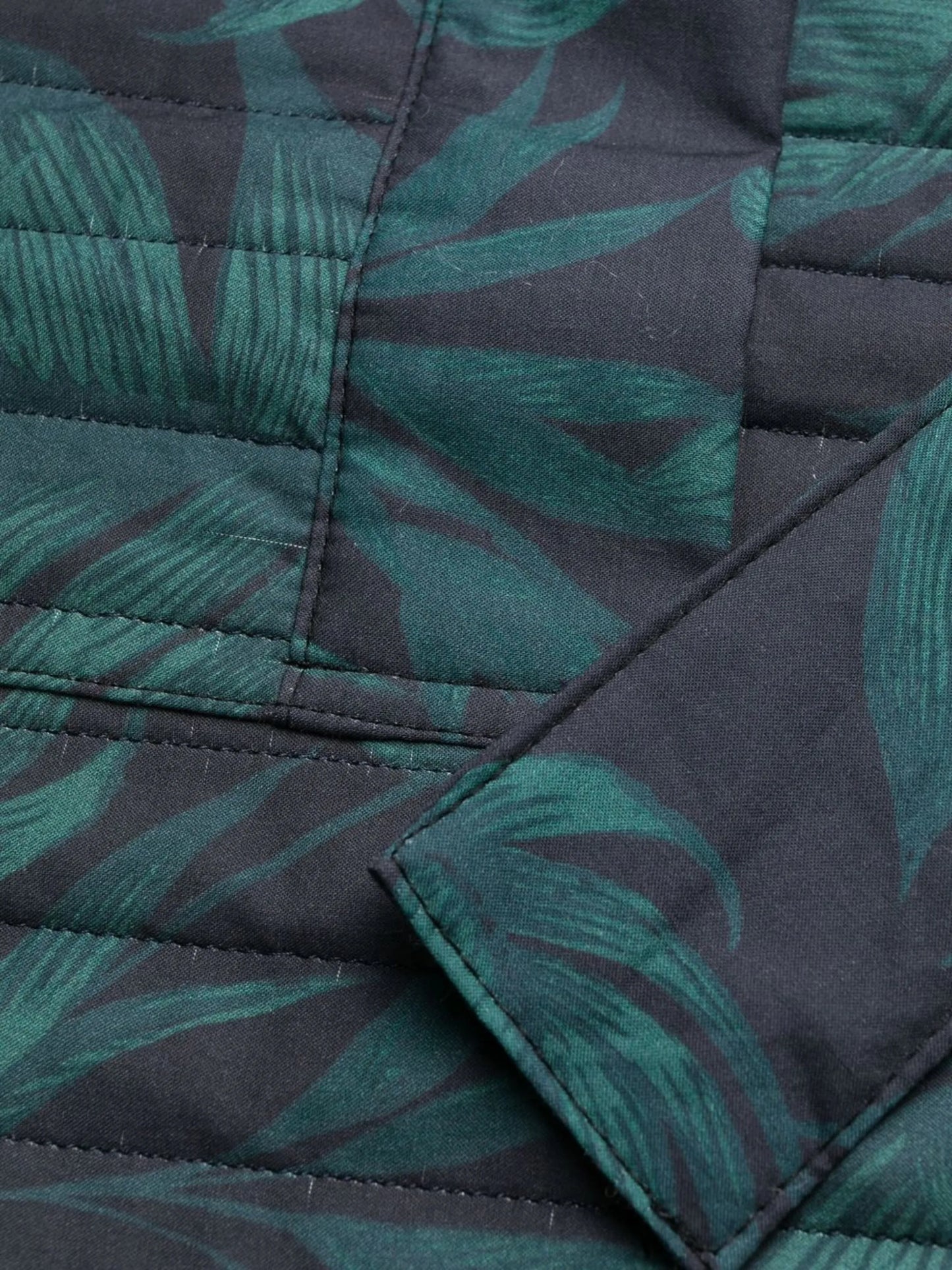 Byron tropical-print robe