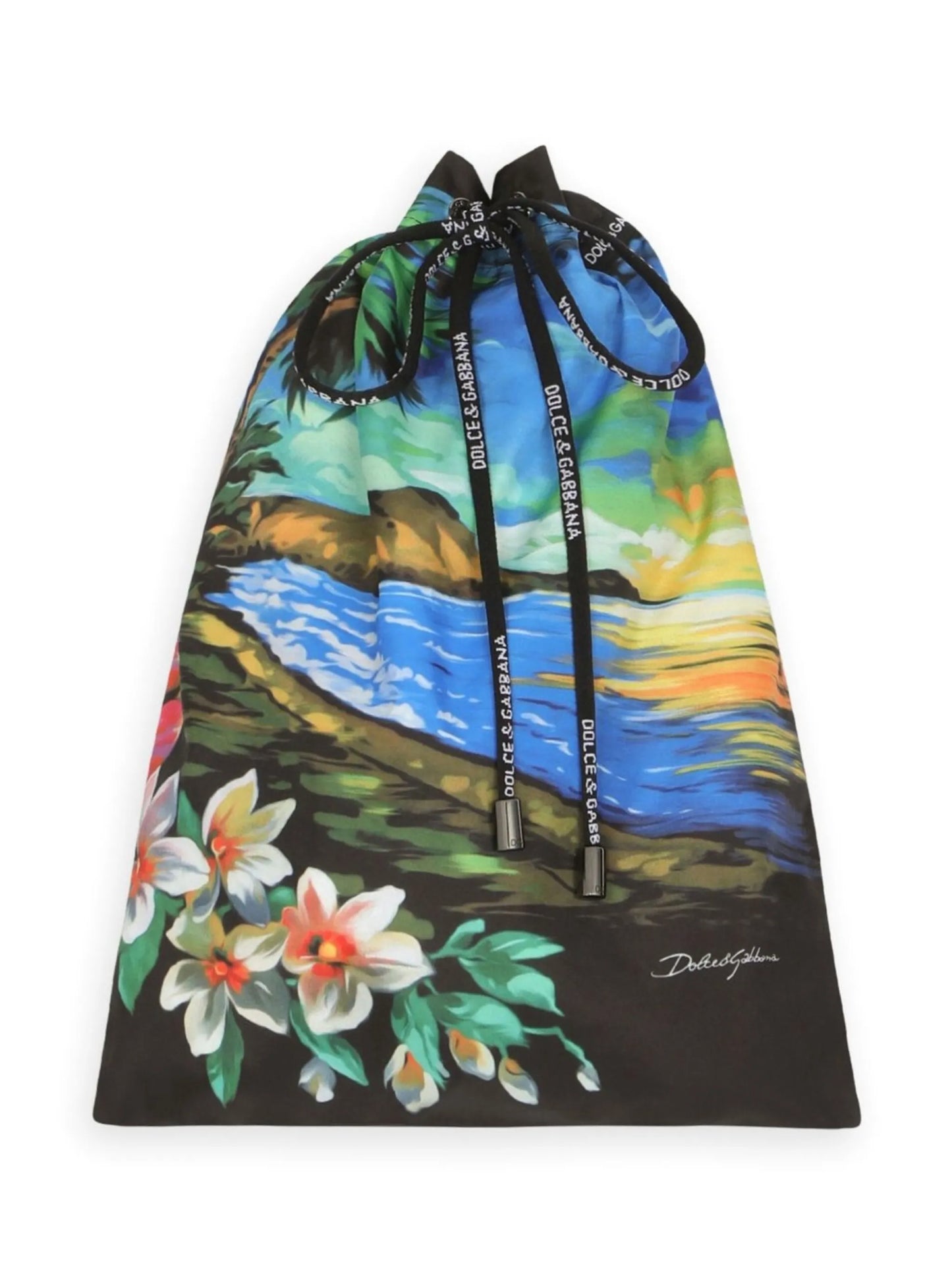 all-over graphic-print swim shorts