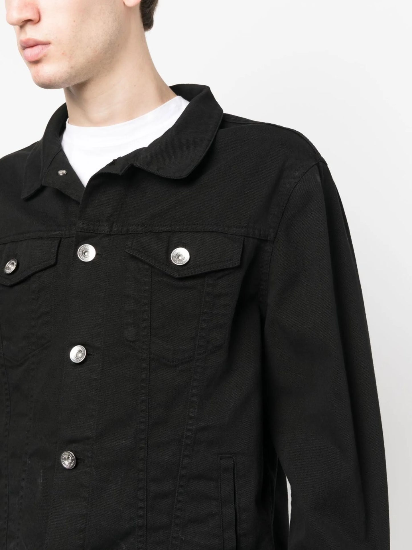button-up denim jacket