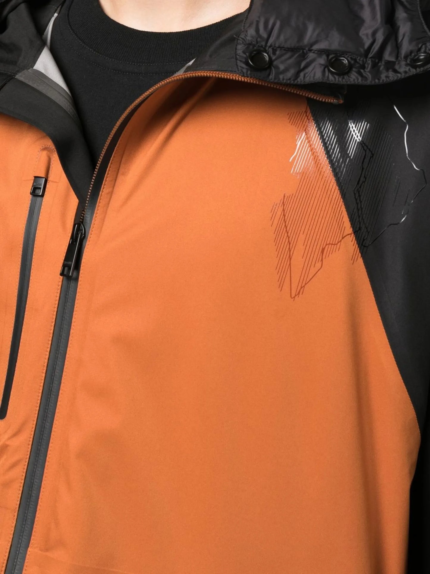 hooded lightweight jacket