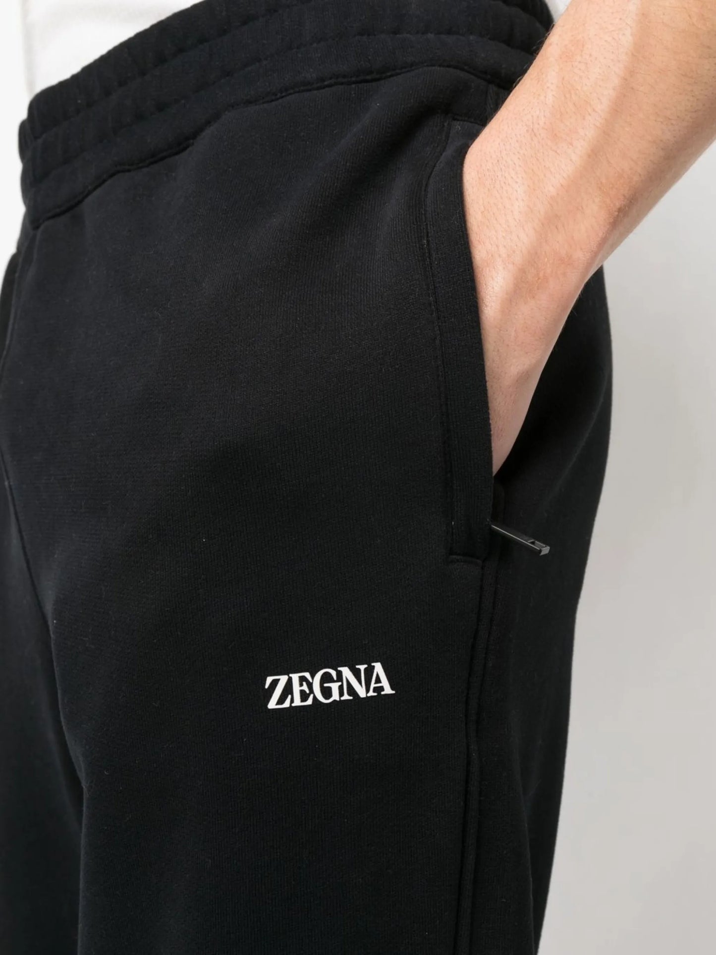 logo patch track pants