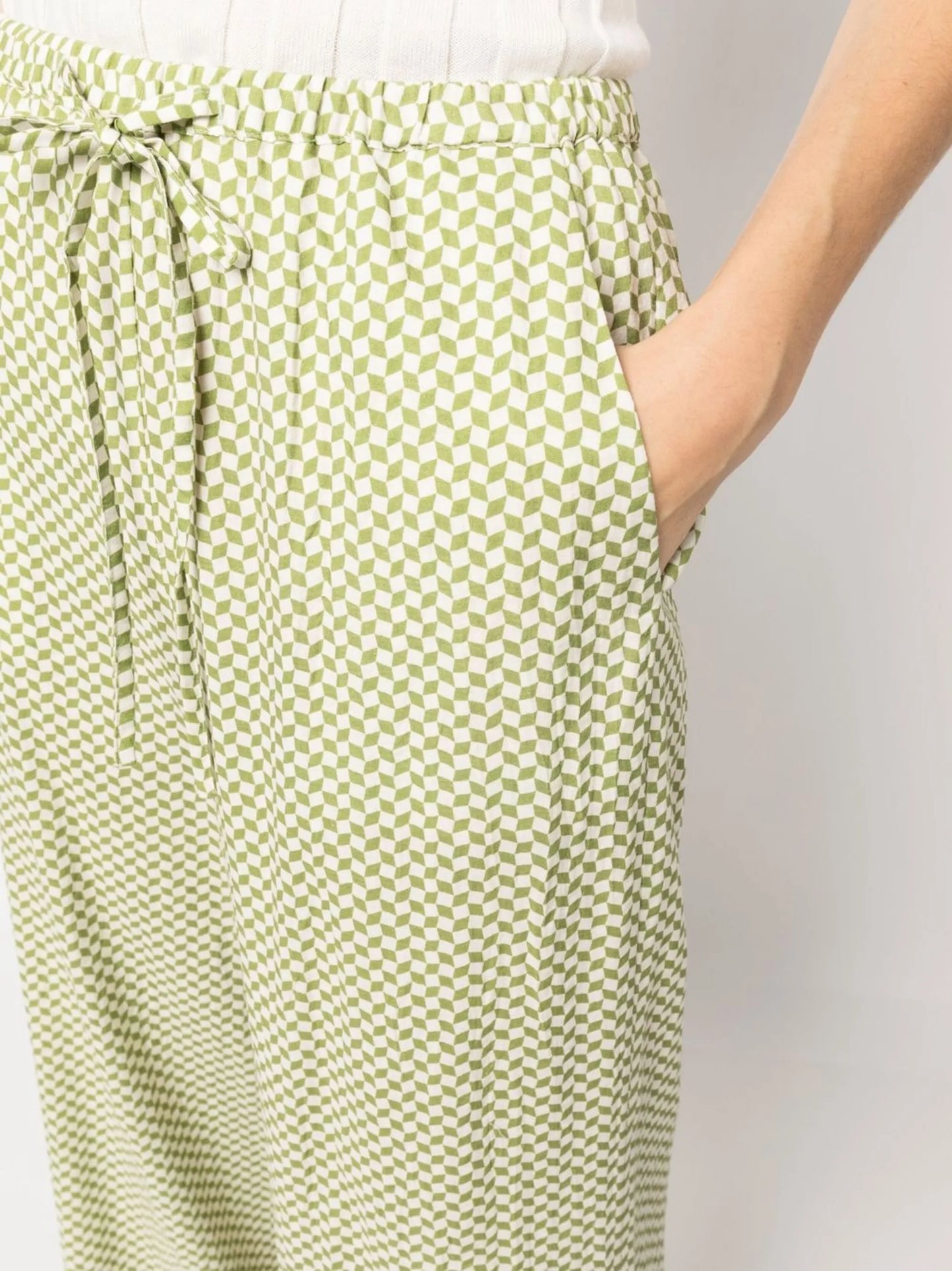 Forever high-waisted wide-leg trousers