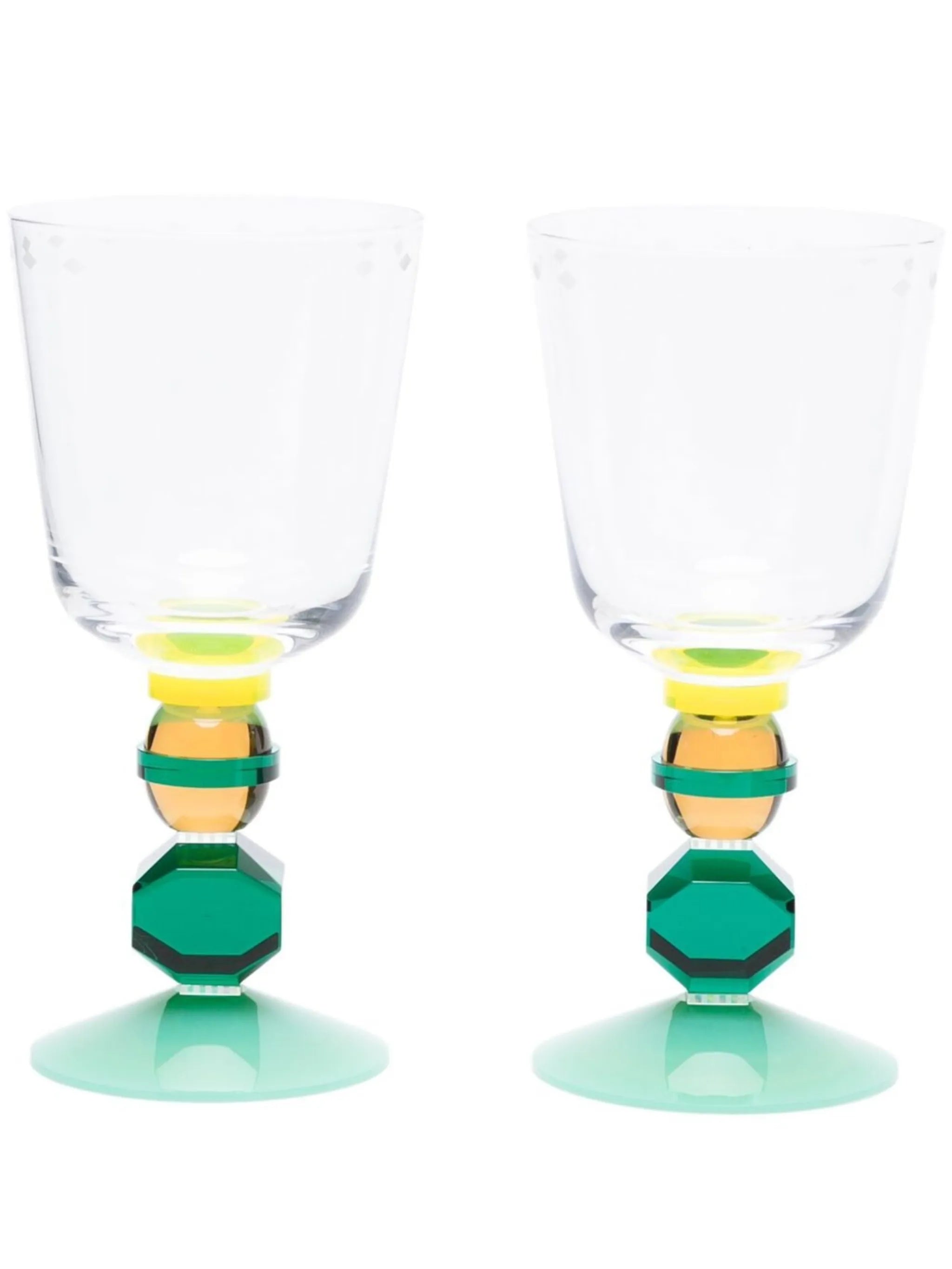 Mayfair short crystal glasses (set of two)