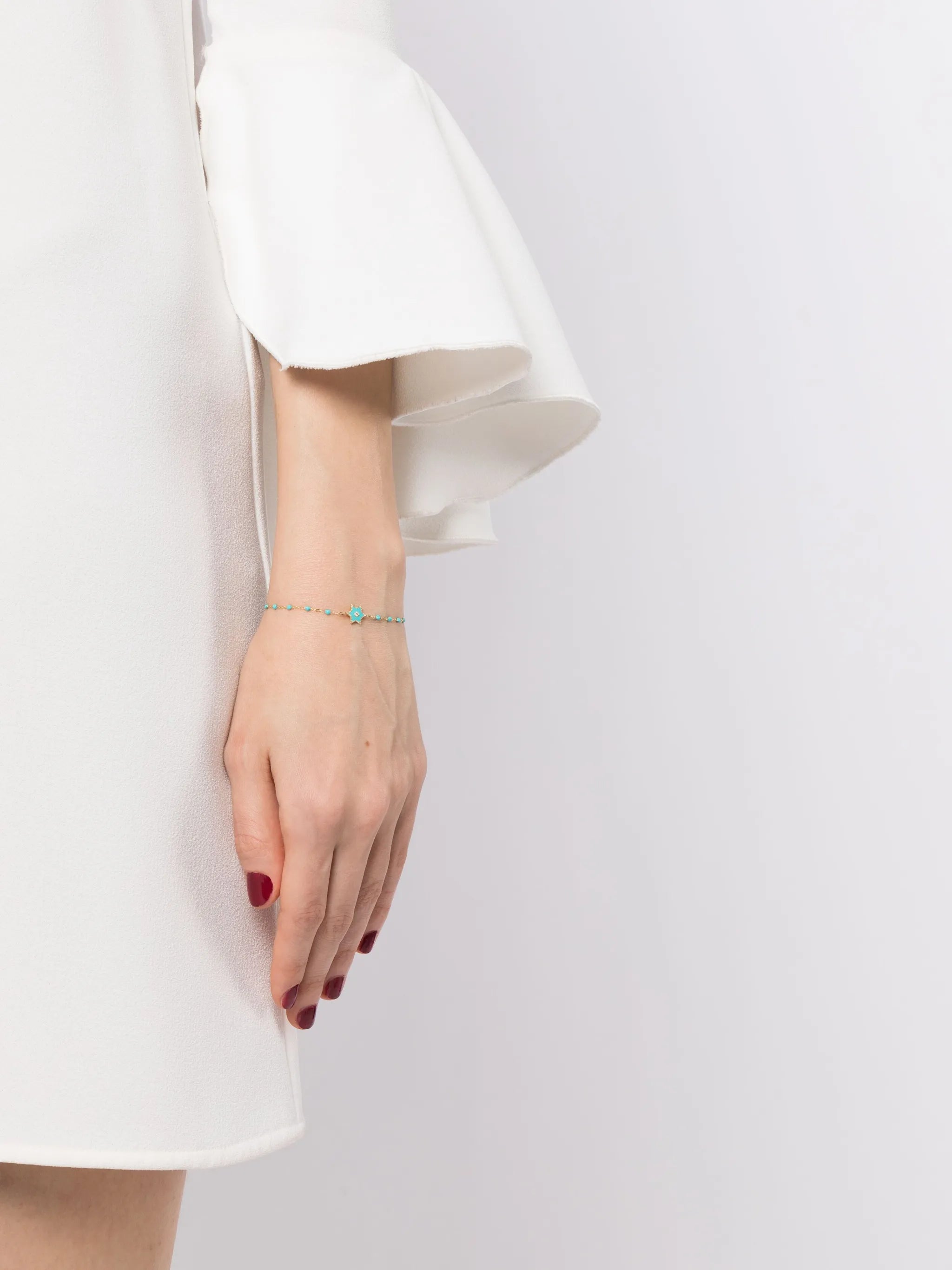 18kt yellow gold Étoile diamond bracelet
