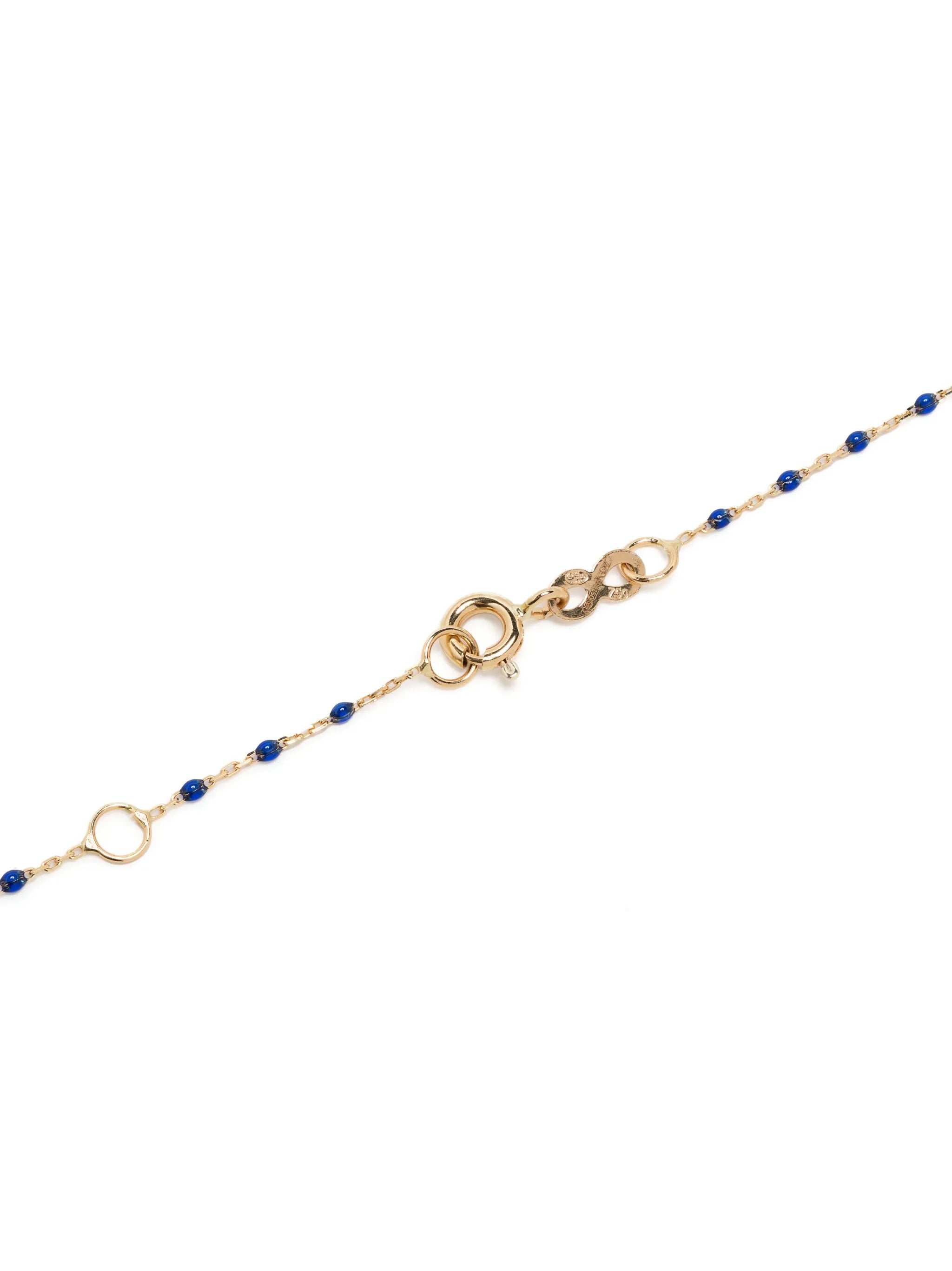 18kt yellow gold lapis lazuli and diamond necklace