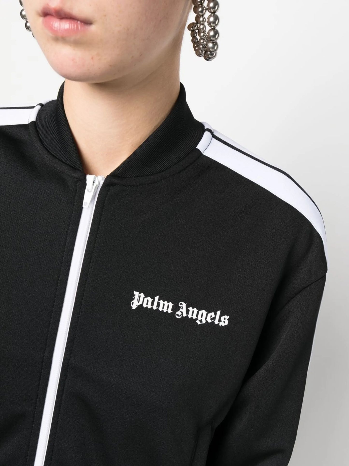 logo-print track jacket