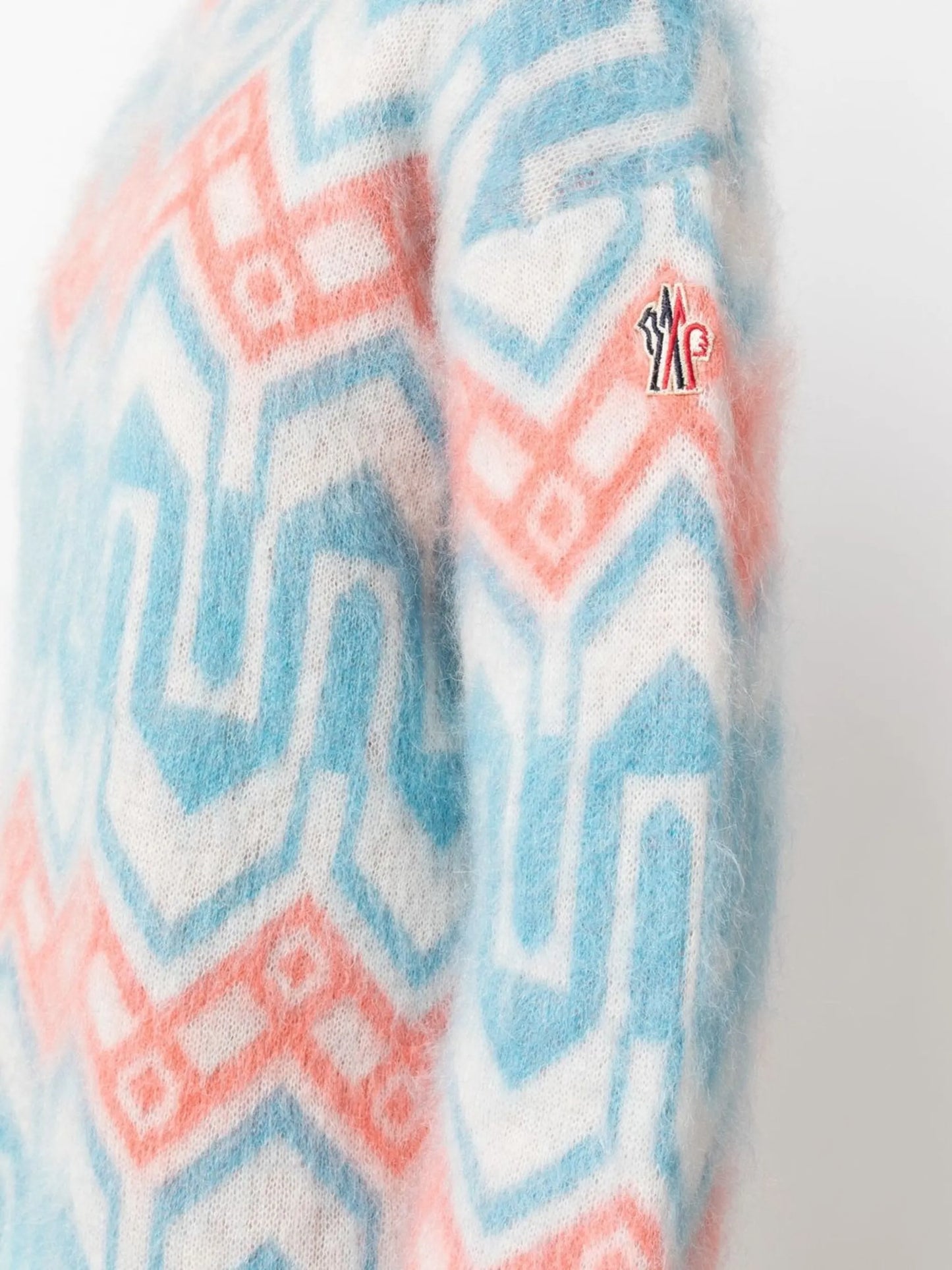 logo-patch high neck jumper