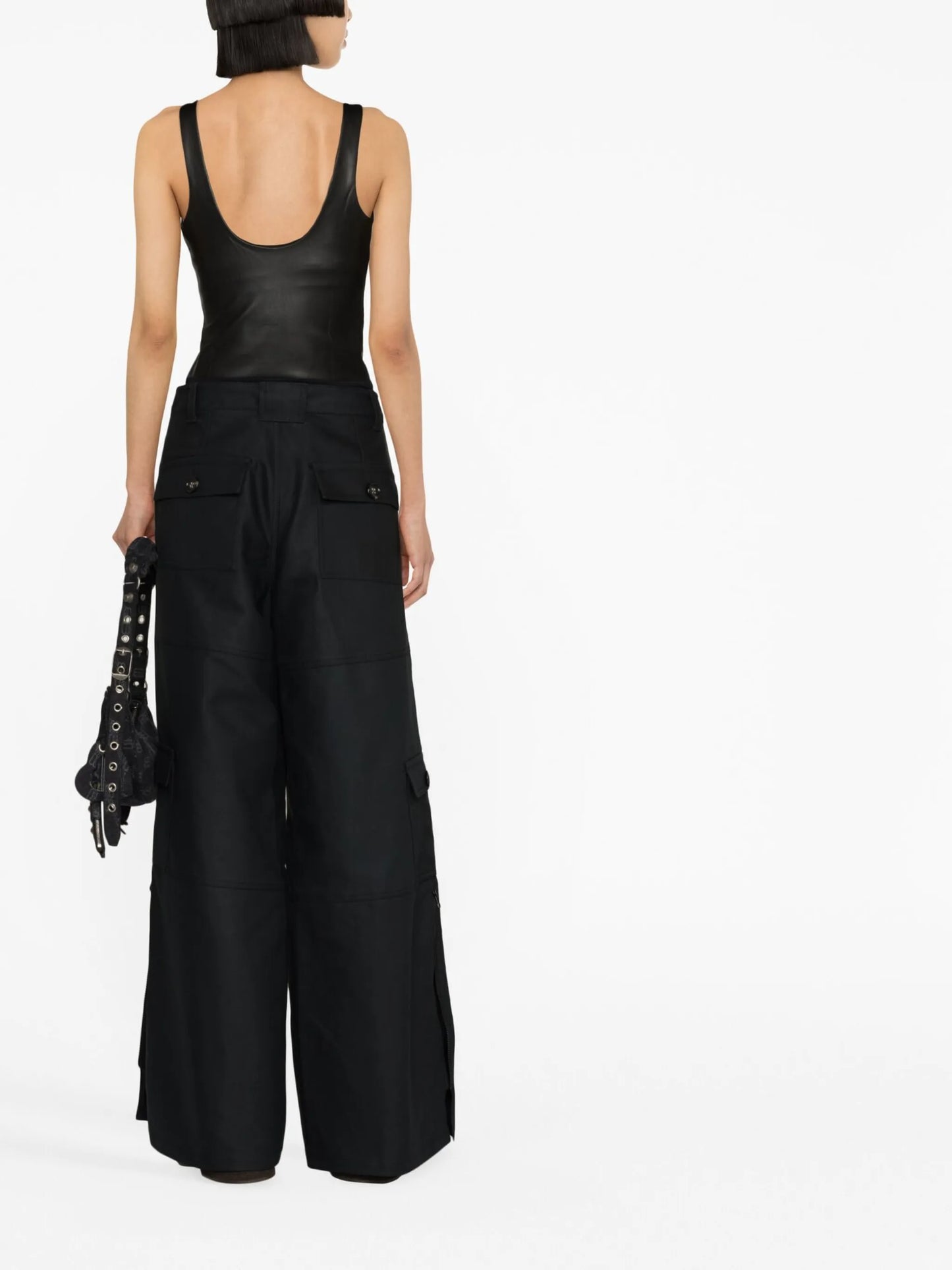 Neve faux leather vest