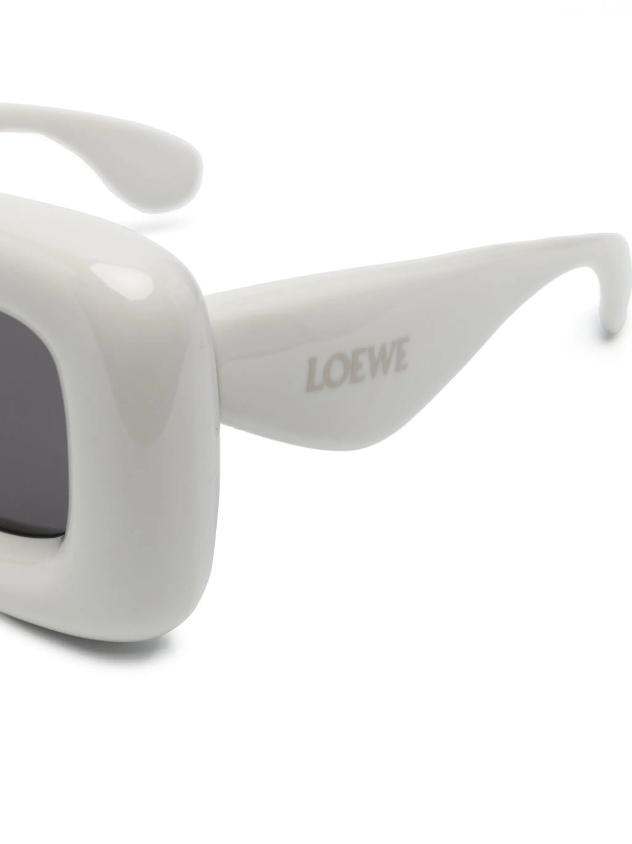 Inflated square-frame sunglasses