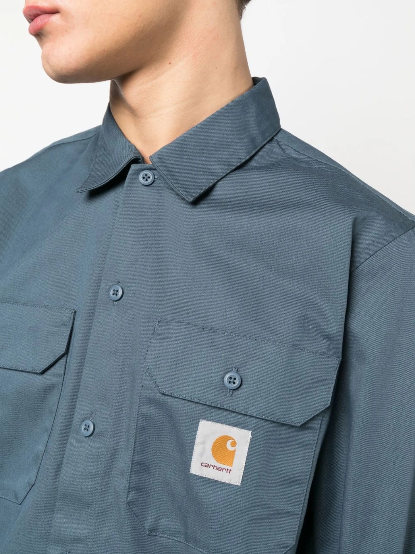 logo-patch utility shirt