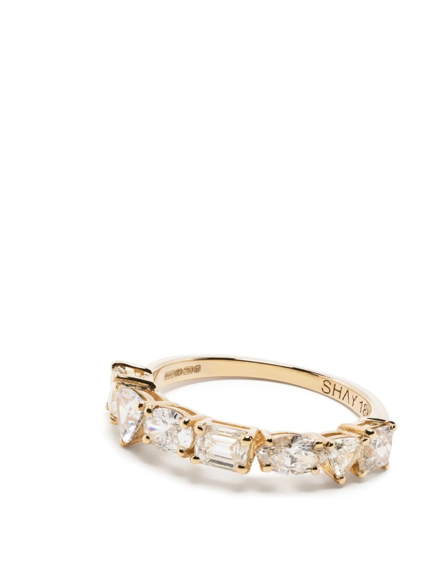 18kt yellow gold diamond eternity ring
