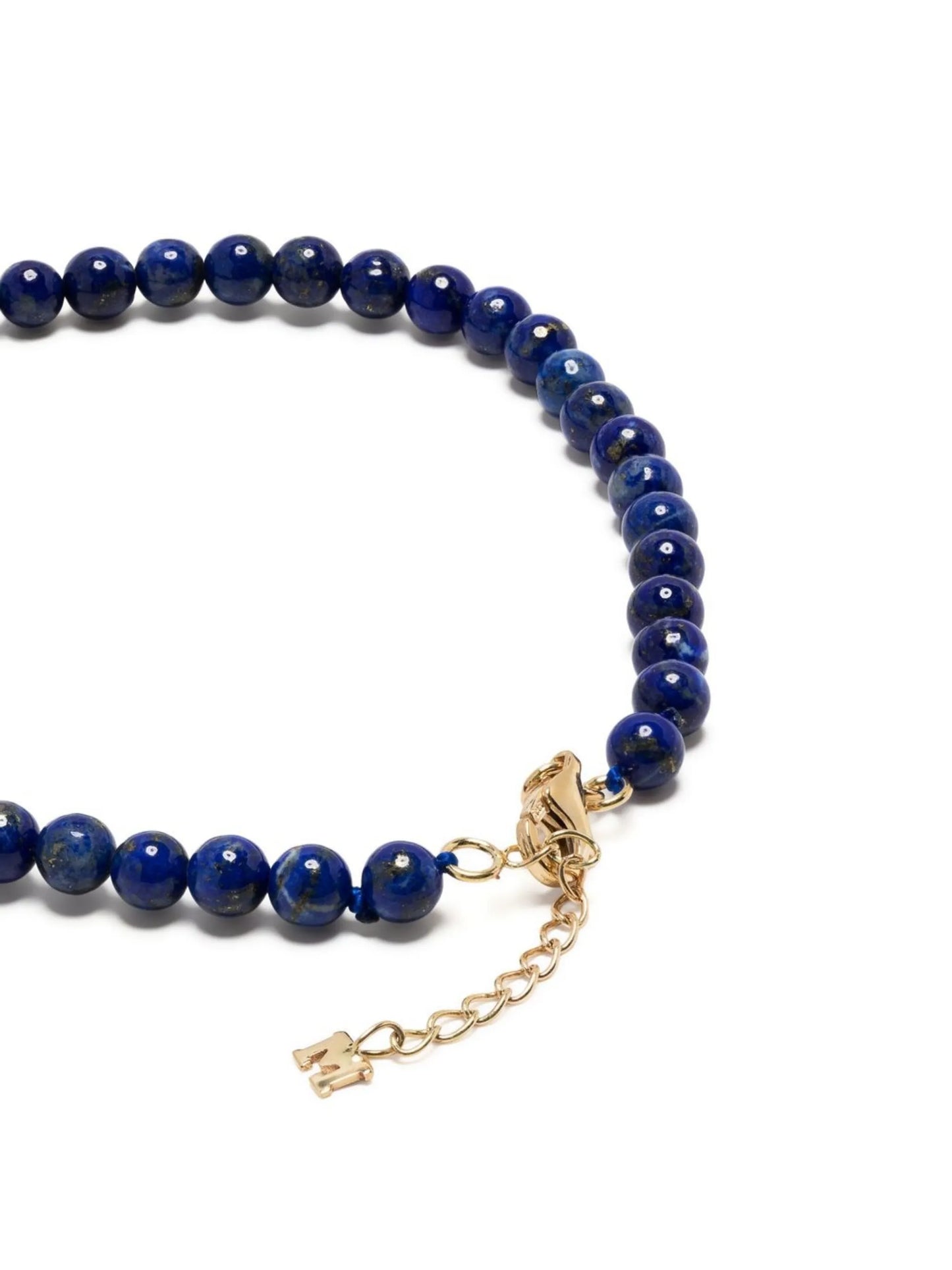 lapis bead bracelet