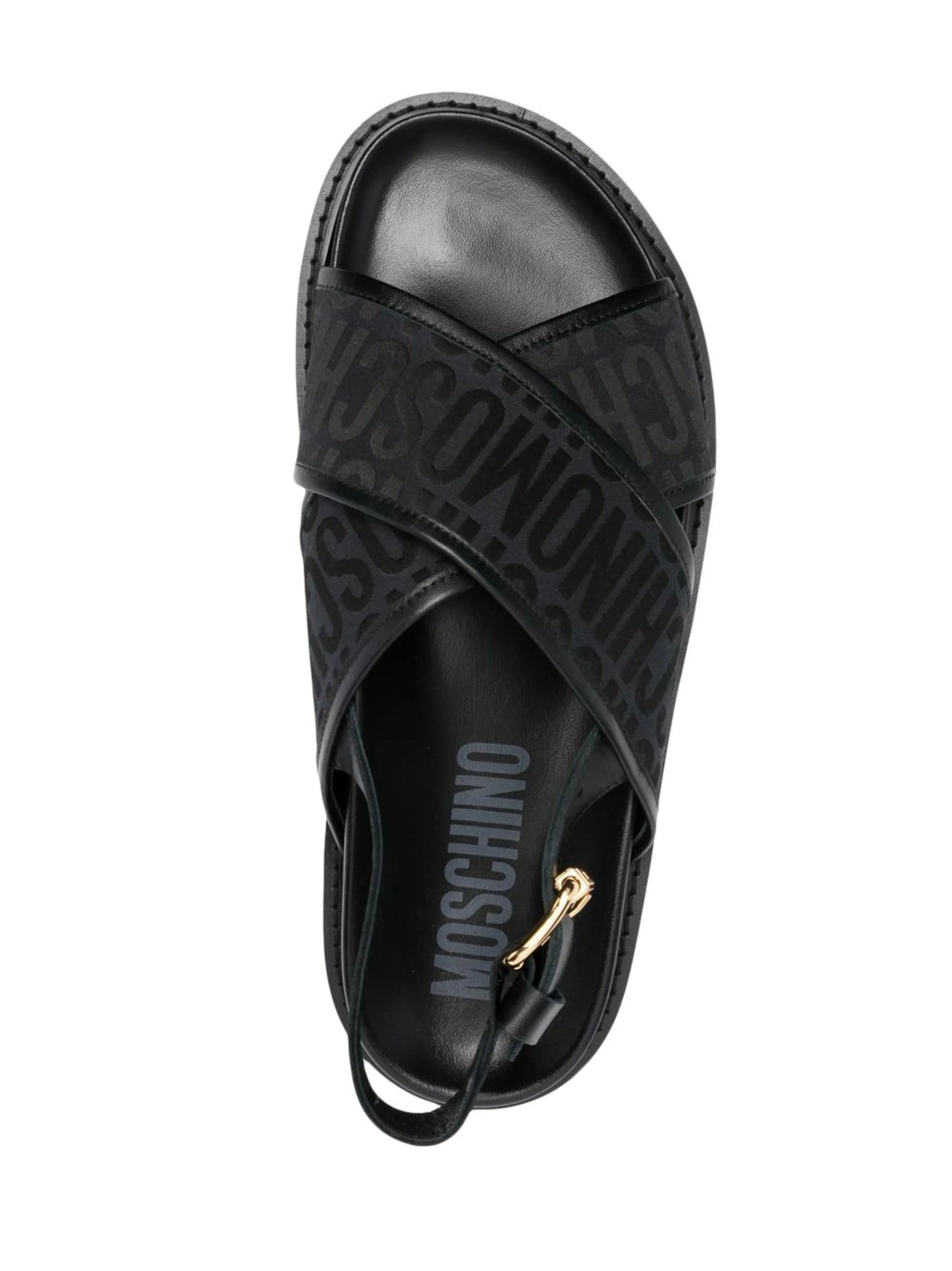 slingback logo-strap sandals