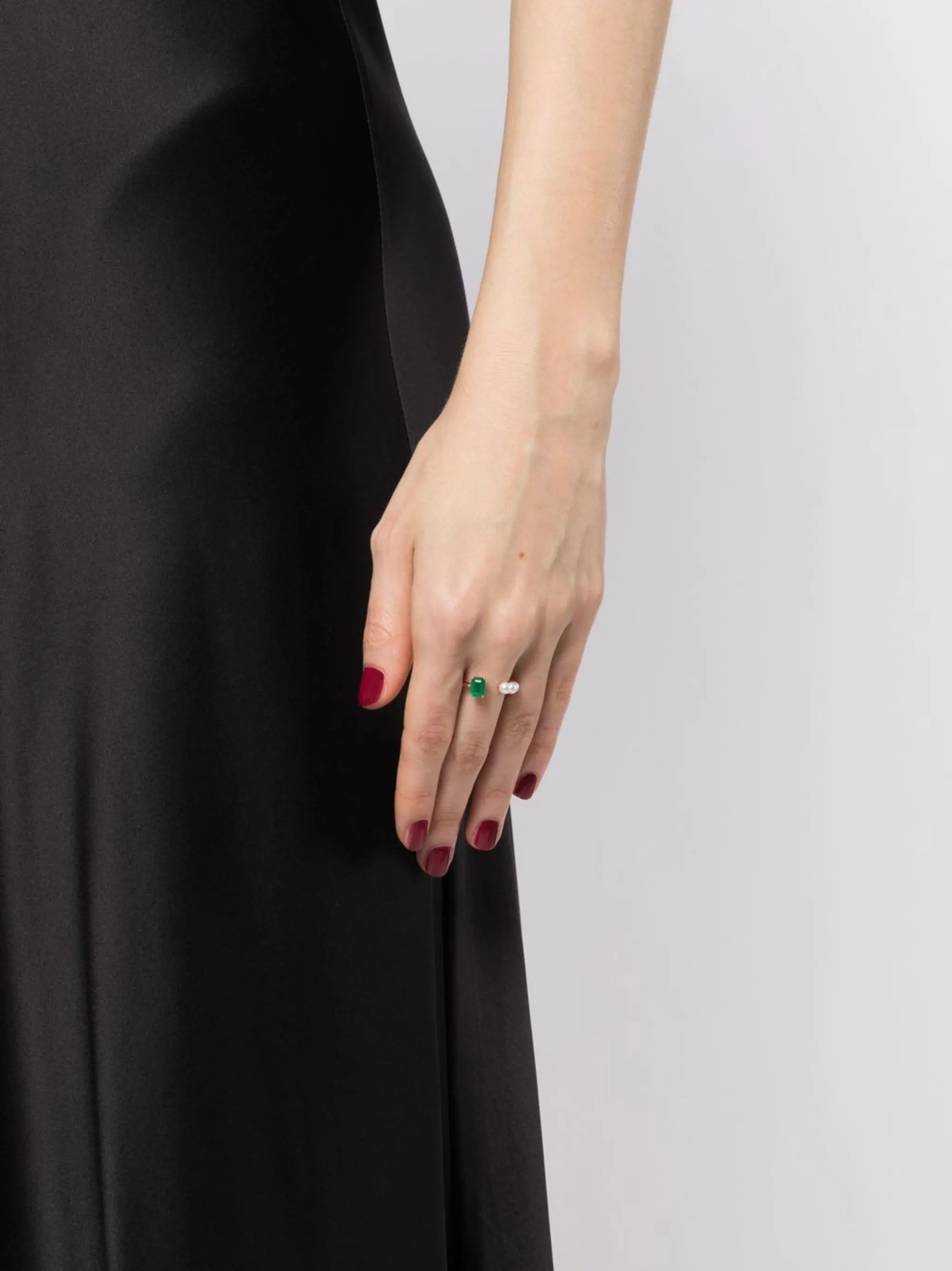 18kt rose gold multi-stone ring