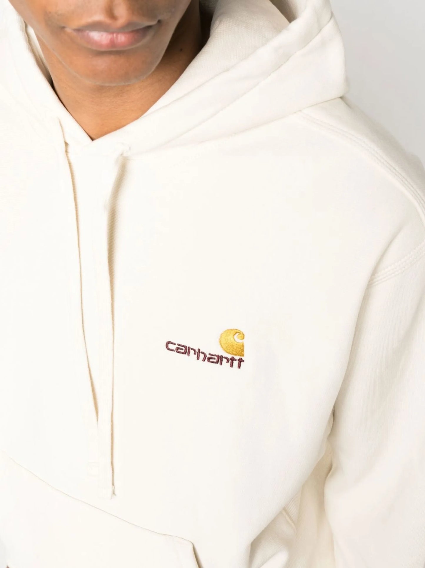 American Script cotton hoodie