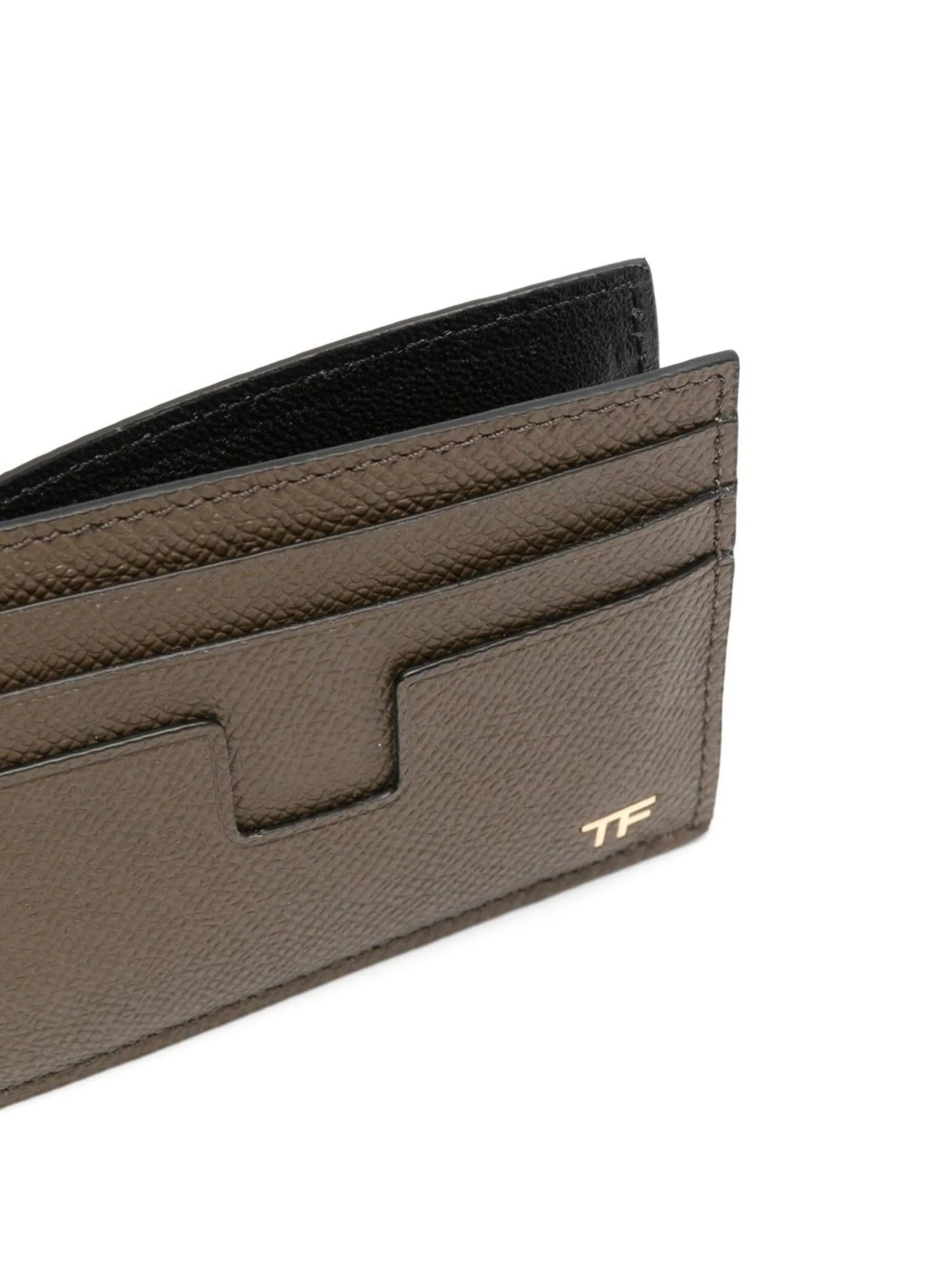 sheepskin leather-blend cardholder