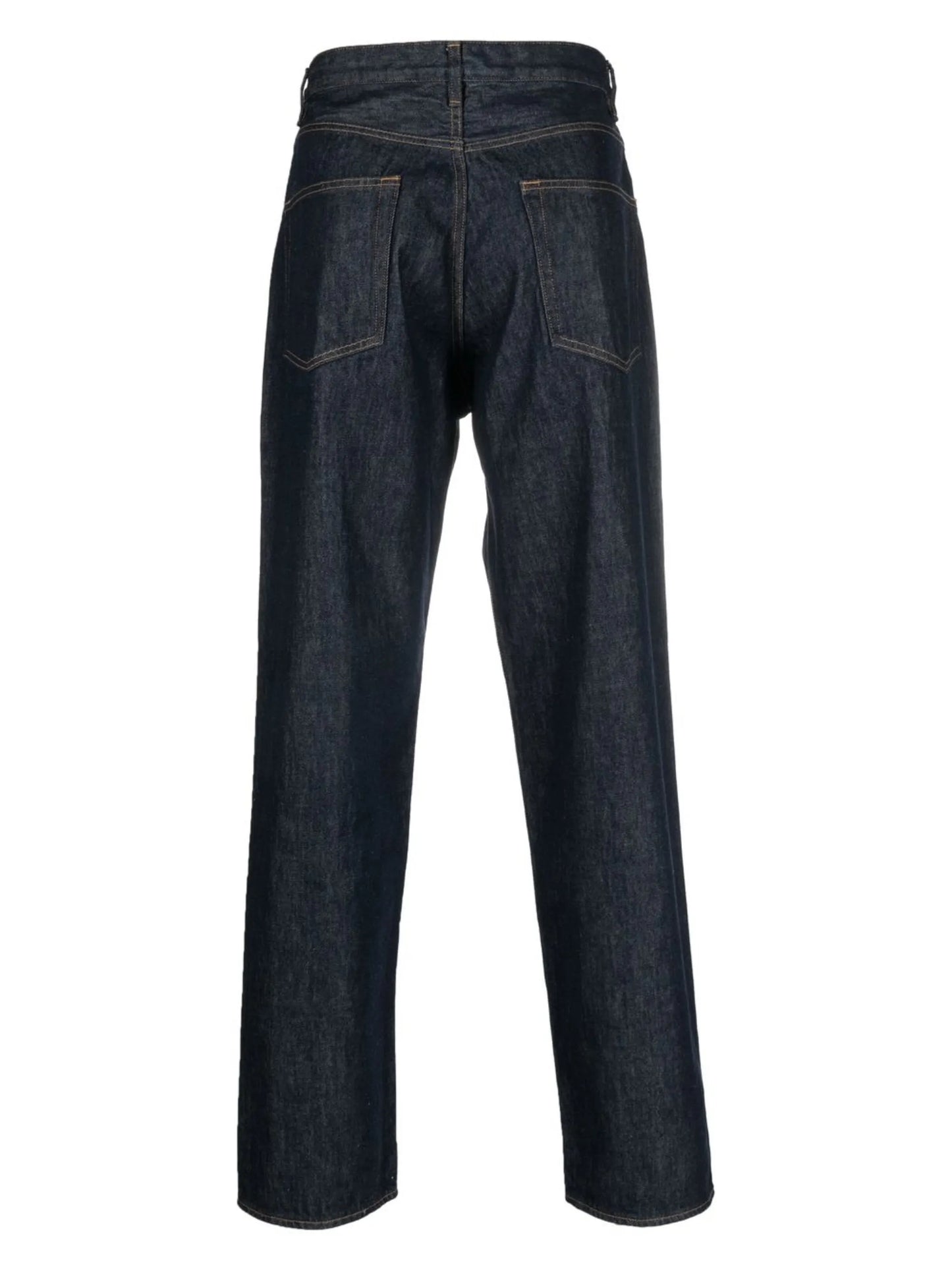 straight-leg cut jeans