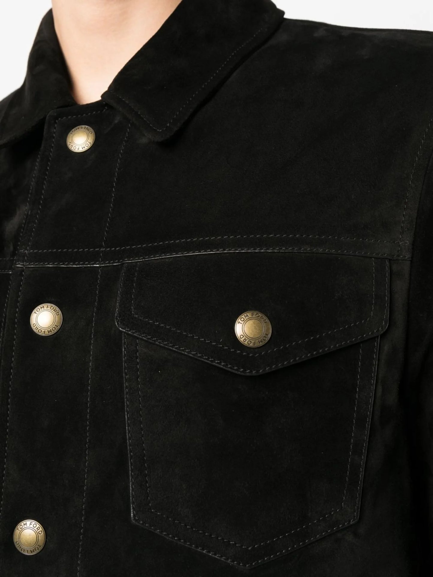 four-pocket suede western jacket