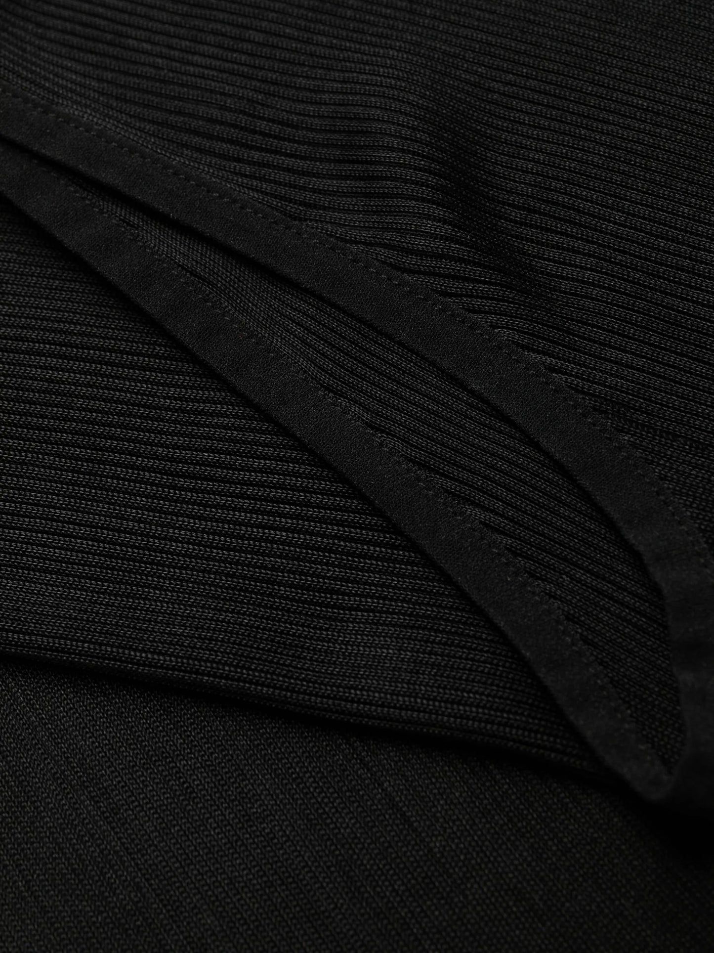 ribbed-knit sleeveless dress