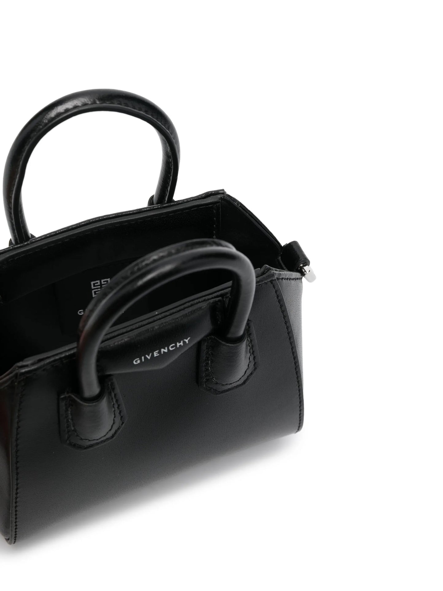 micro Antigona box leather tote bag