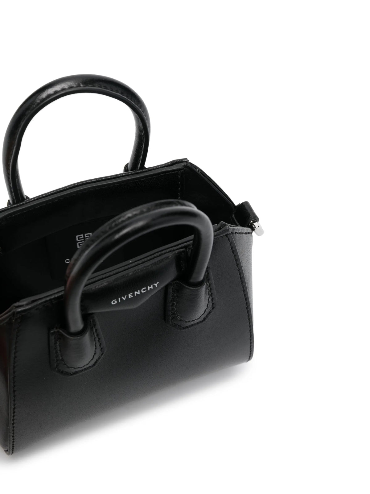 micro Antigona box leather tote bag
