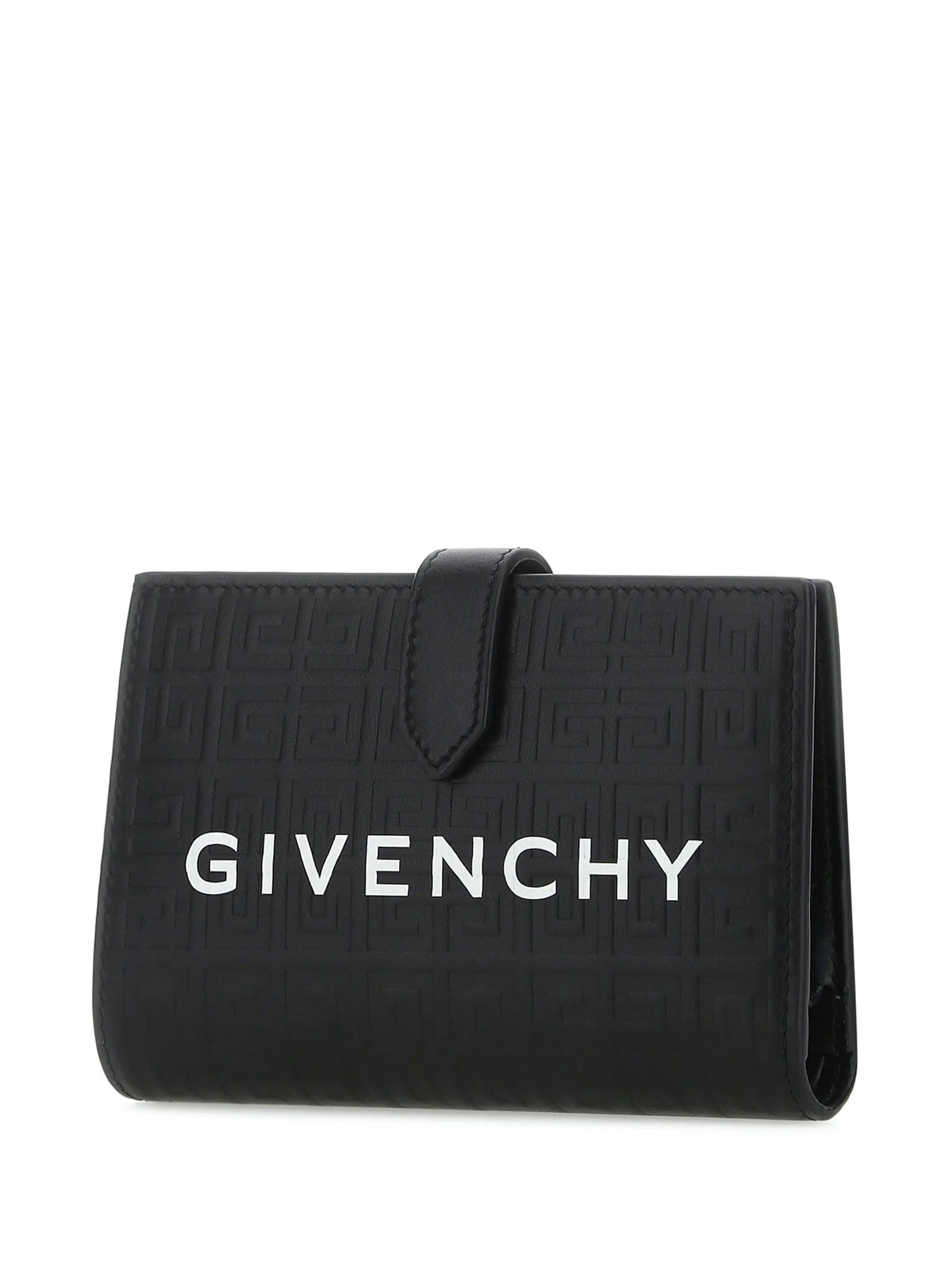 logo-print embossed wallet