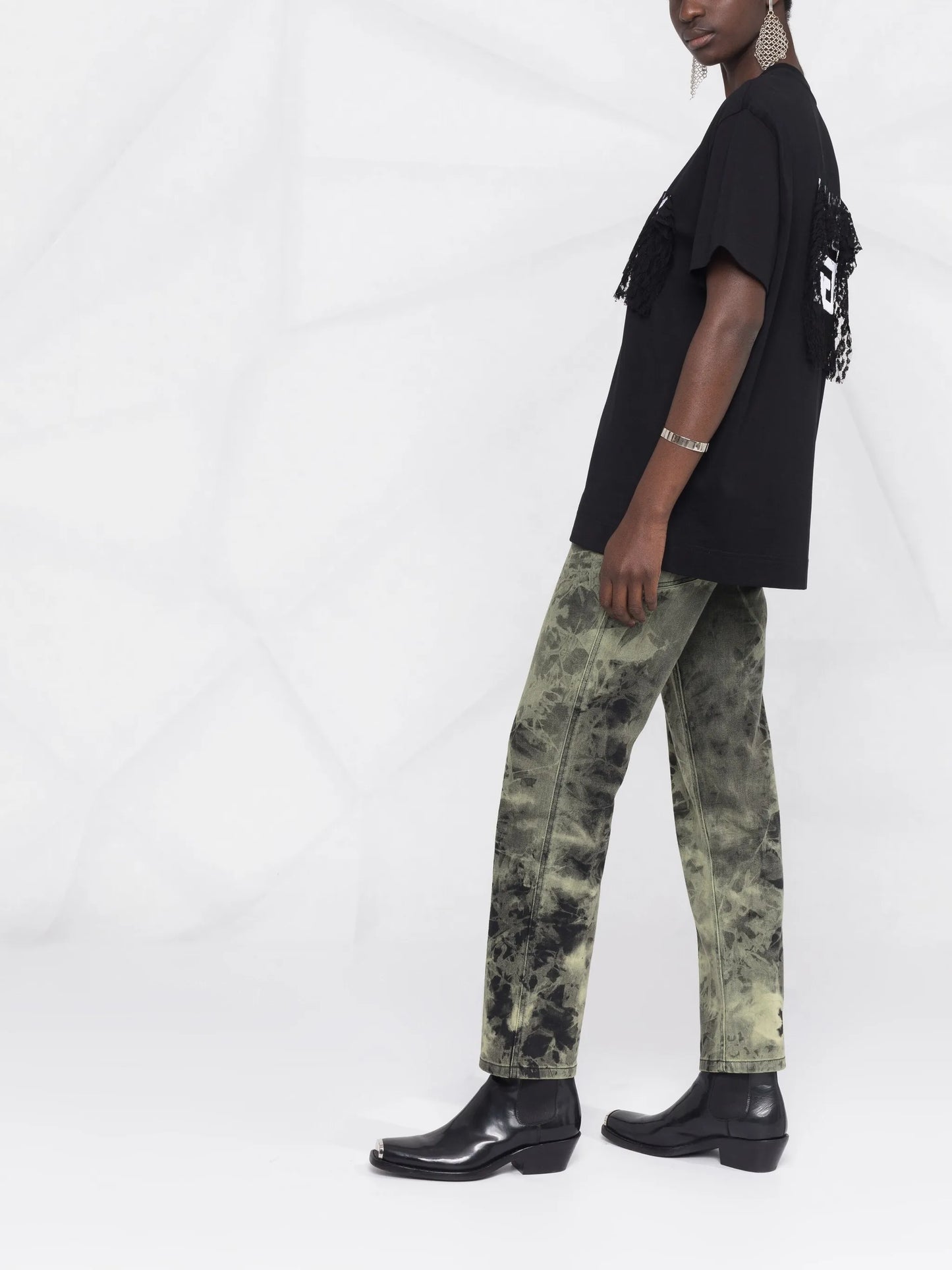 4G motif short-sleeved T-shirt