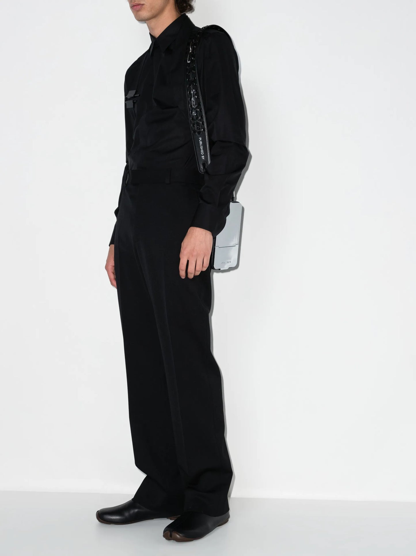 harness-detail shirt