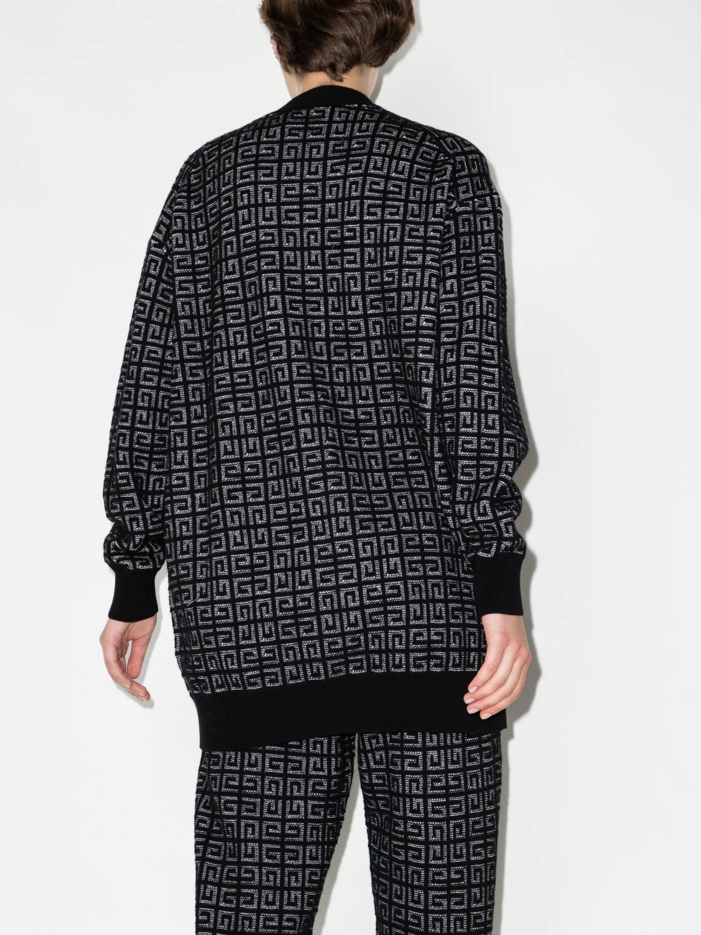 4G monogram knitted cardigan