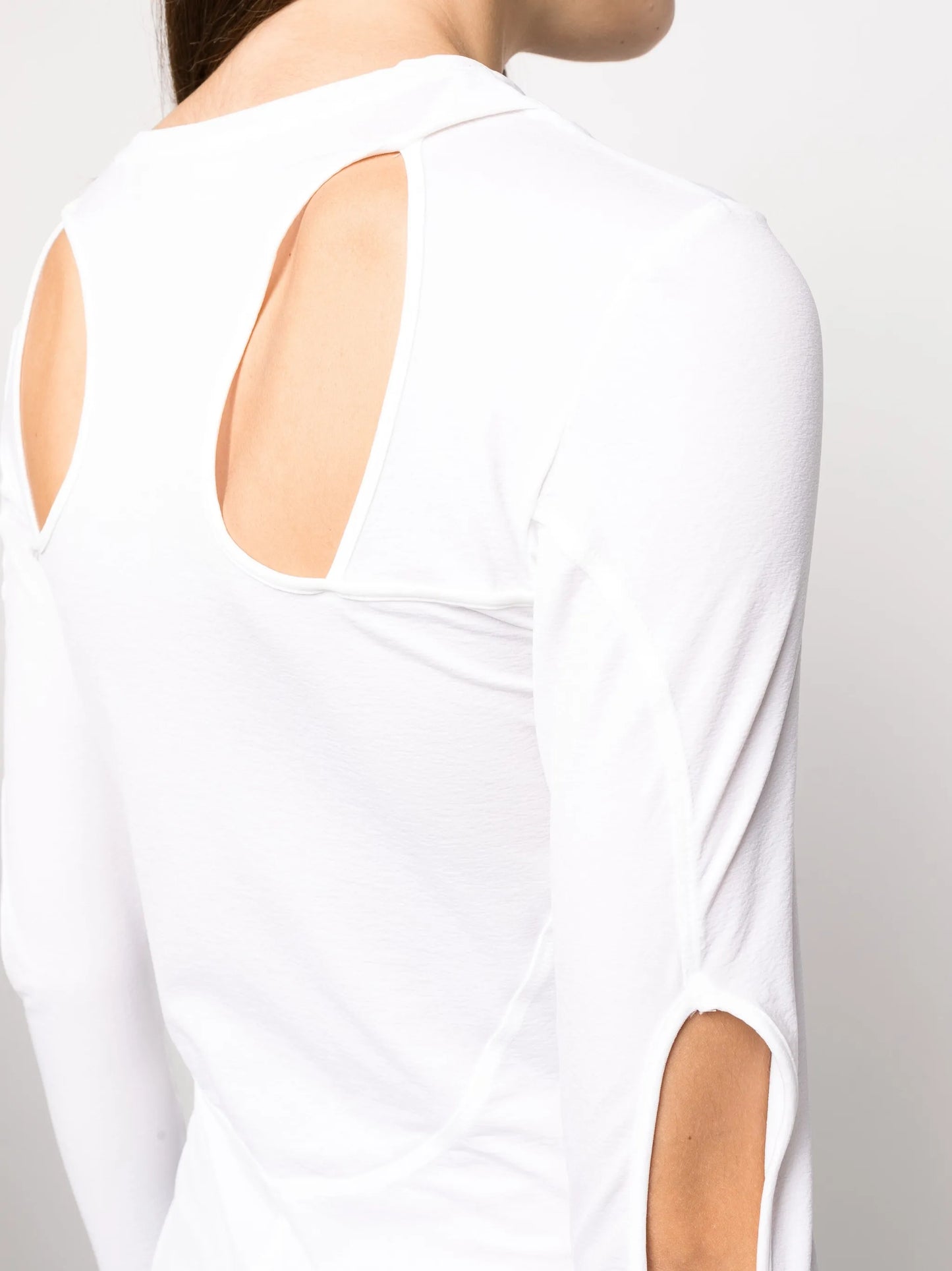 cut-out crew-neck T-shirt