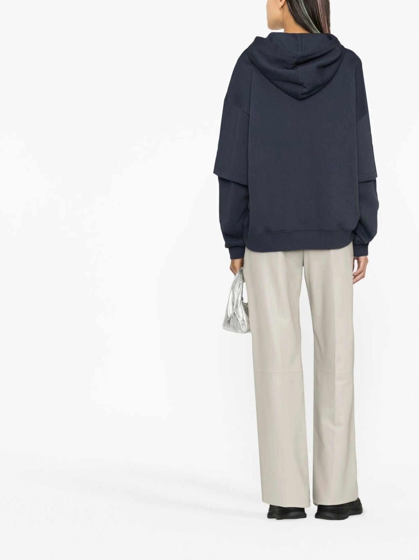 double-sleeve organic cotton hoodie