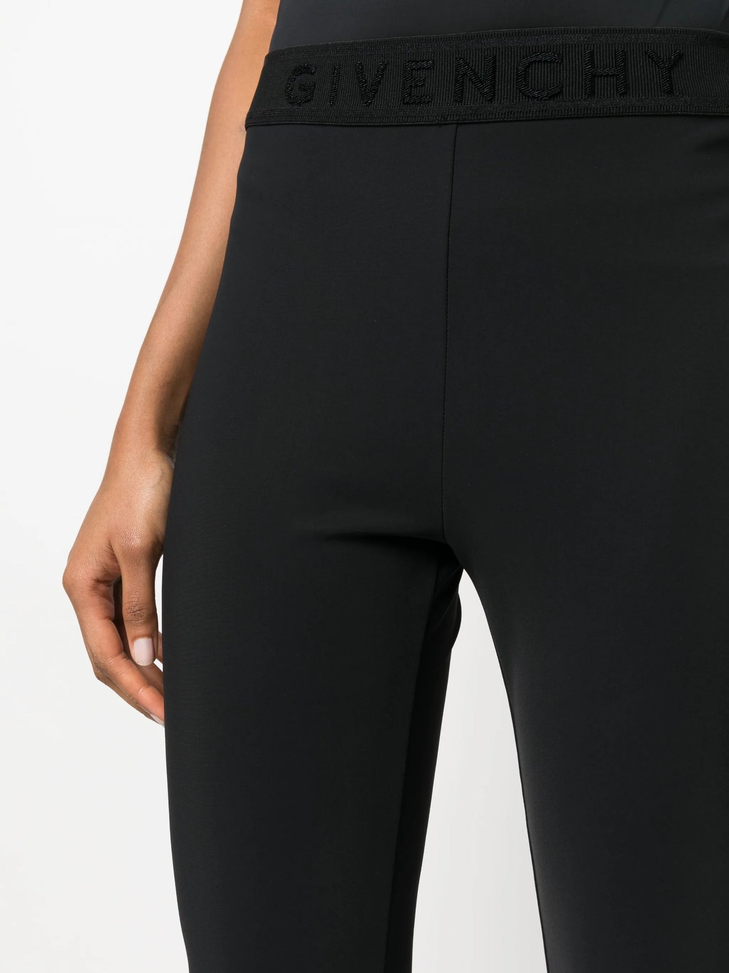 logo waistband leggings